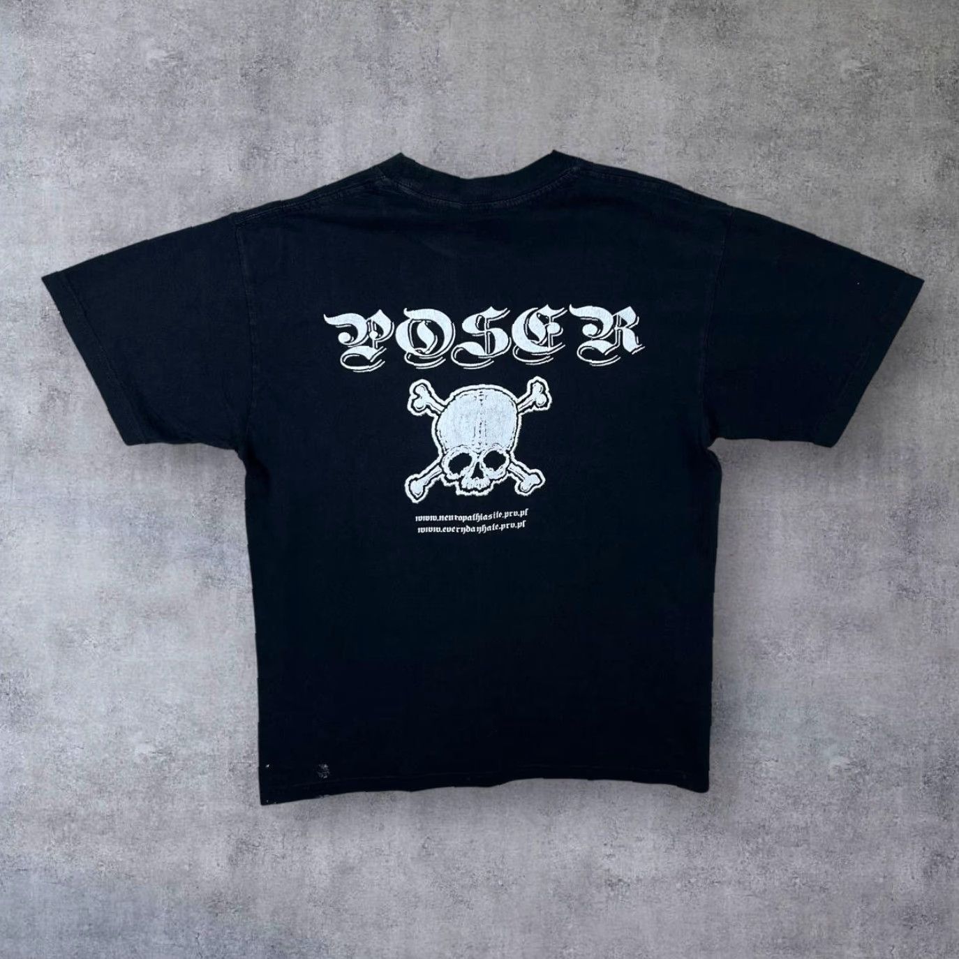 Vintage Neuropathia “Bubba Luciferi” Goregrind Death Metal Band Distressed T-Shirt S M Black Graphic Print Men Shirts Womens? Size US M / EU 48-50 / 2 - 2 Thumbnail