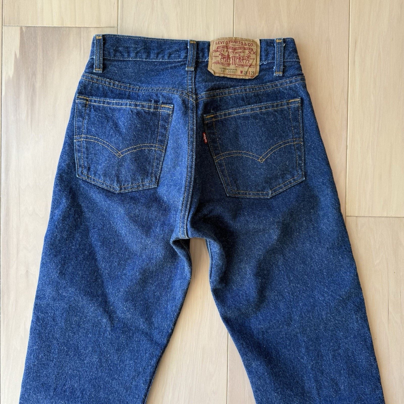Levi's × Vintage Vintage Levis 501 Jeans 25 Blue 80s Medium Wash Made USA Size 25" / US 0 / IT 36 - 8 Thumbnail