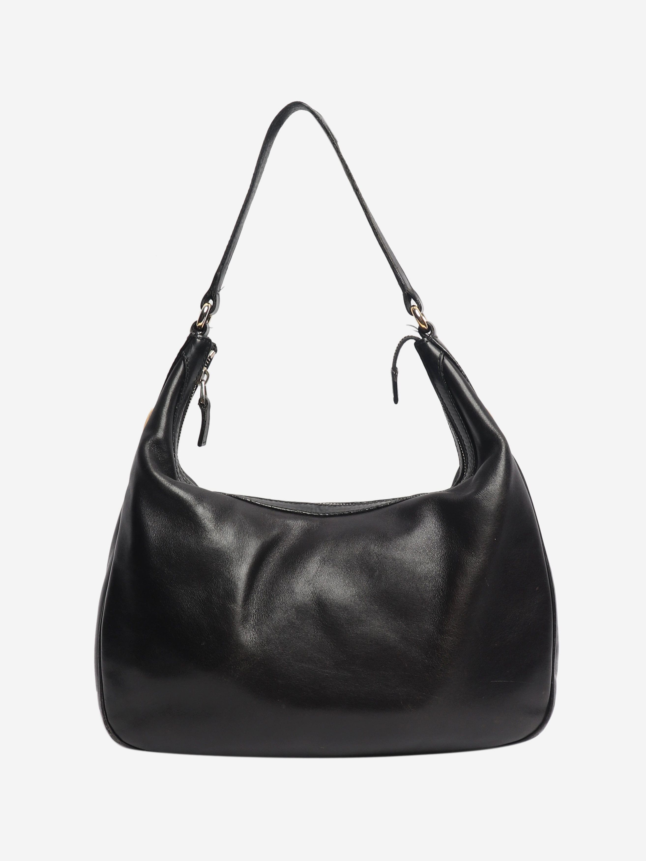 Gucci Vintage black small leather hobo bag Size ONE SIZE - 1 Thumbnail
