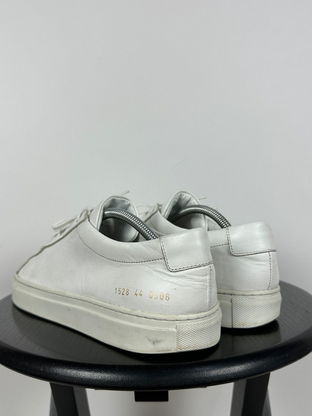 Common Projects Common Projects Original Achilles 1528 Low White Sneakers Size US 11 / EU 44 - 3 Thumbnail