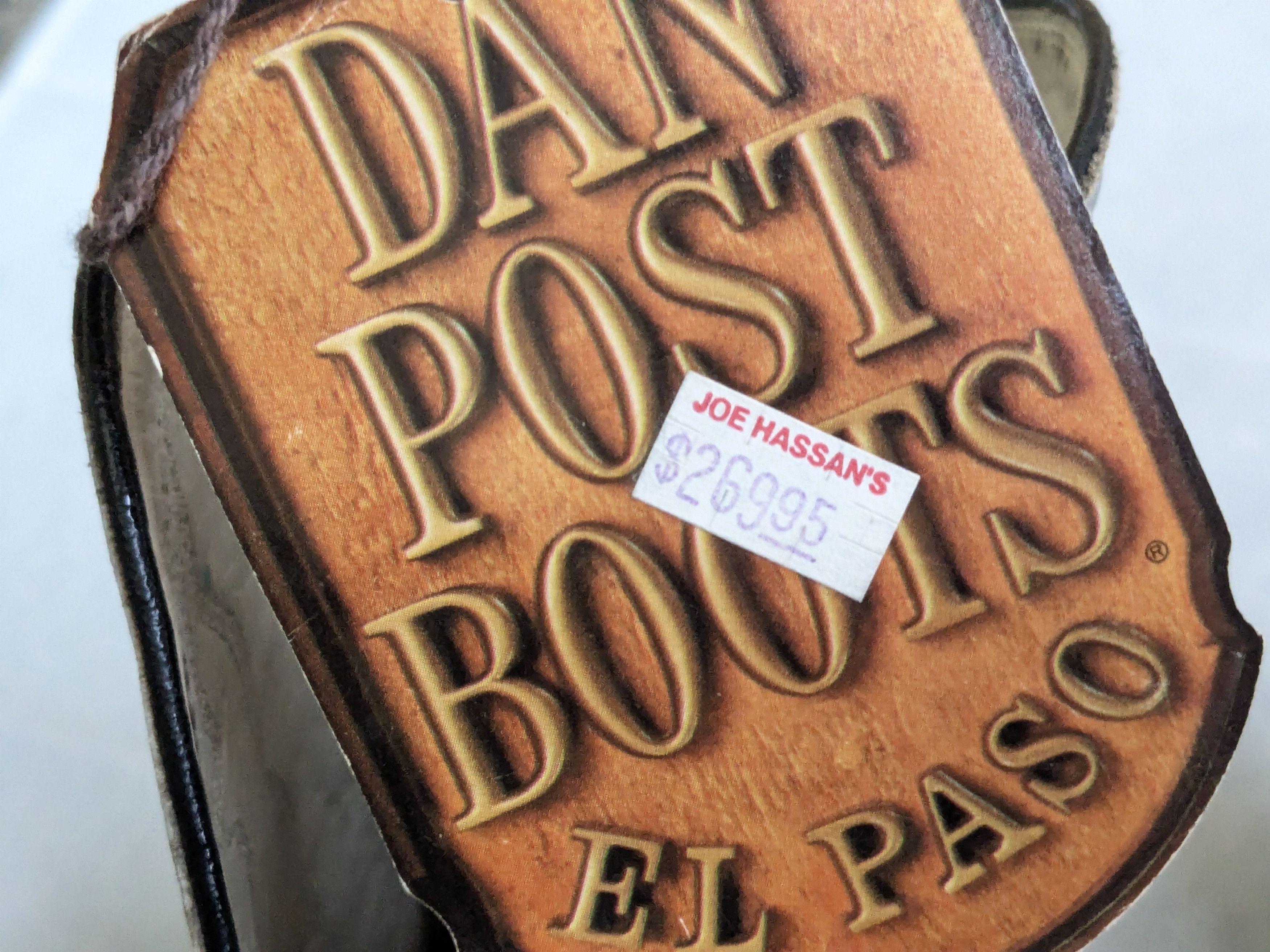 Dan Post Dan Post Cowboy Boots Olive Green Lizard Leather 8.5 Gray Size US 8.5 / EU 41-42 - 7 Thumbnail
