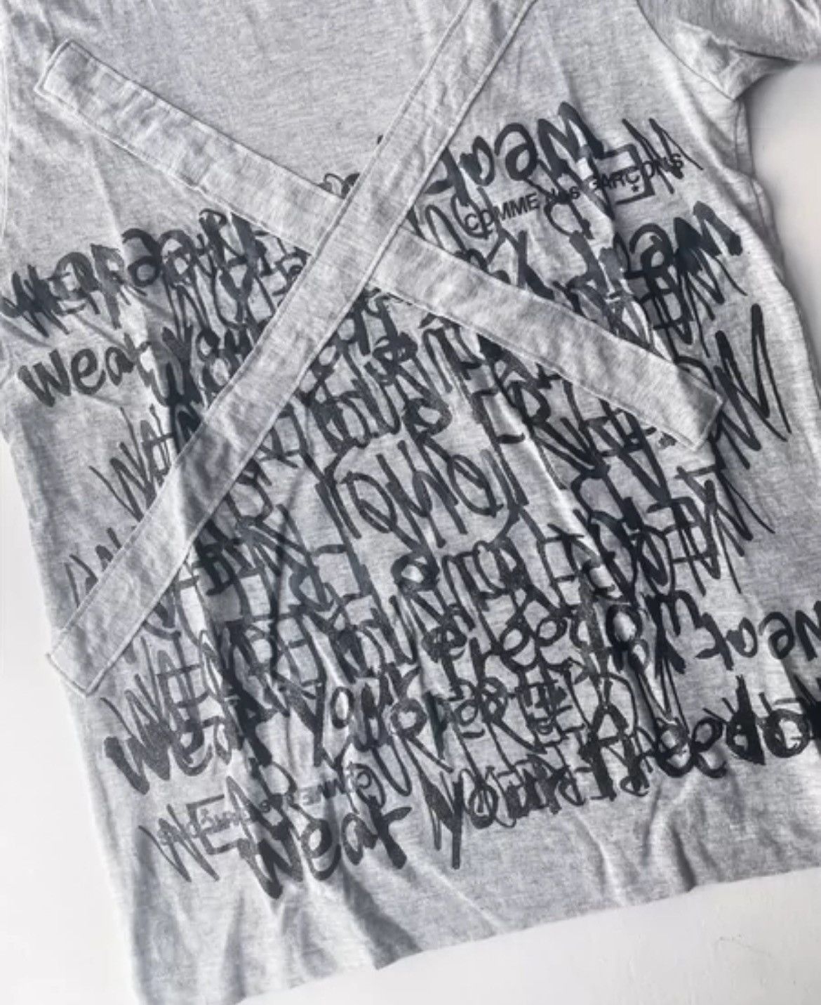 Comme des Garcons Comme Des Garcons fork slogan free tshirt - DMC Size US S / EU 44-46 / 1 - 4 Thumbnail