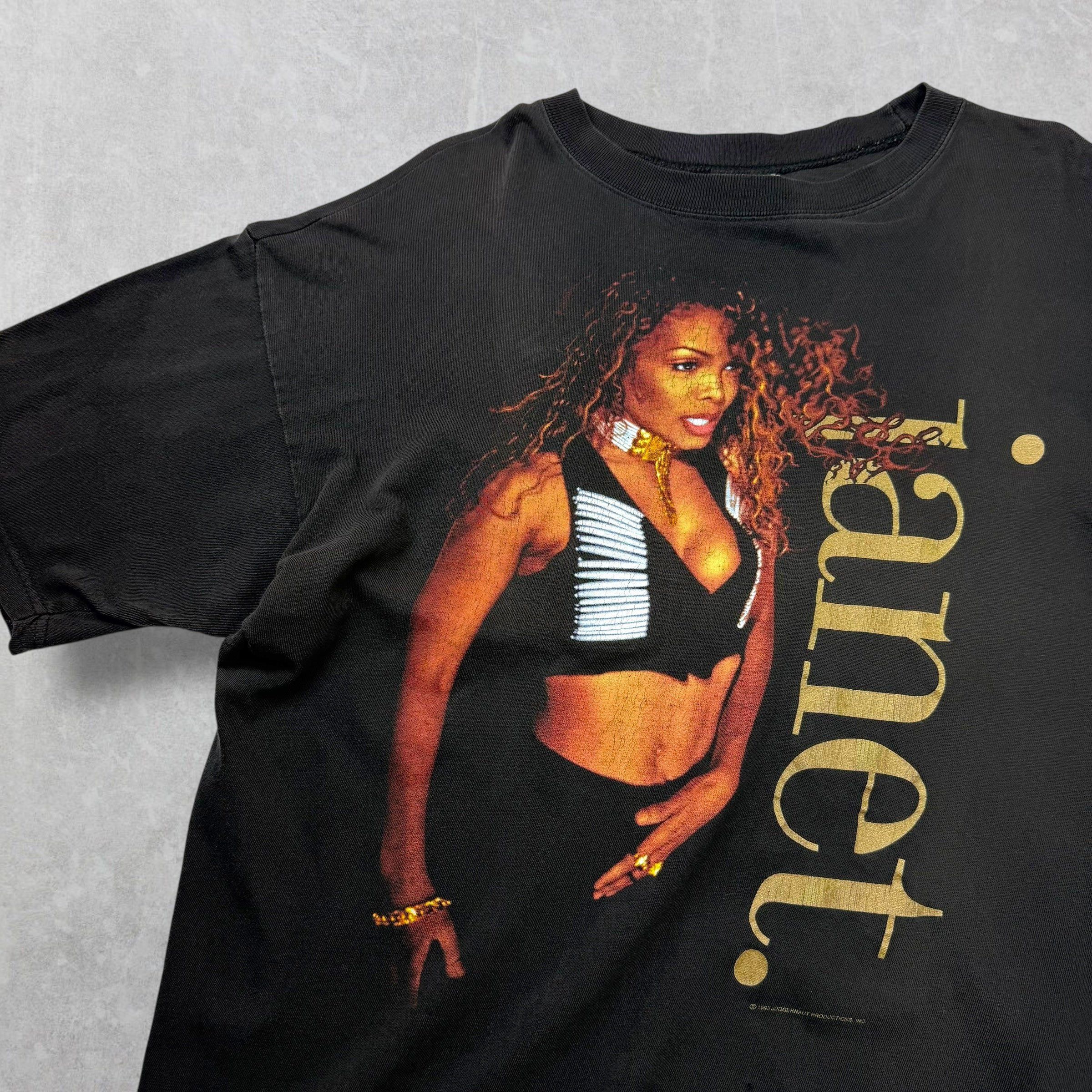 Vintage Vintage 1993 Janet Jackson World Tour Tee XL Size US XL / EU 56 / 4 - 3 Thumbnail