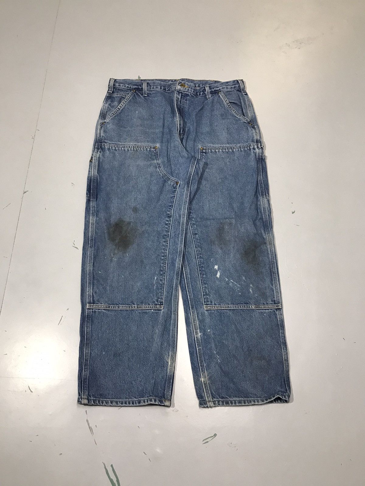 Carhartt Vintage carhartt B73 DST double knee workwear Size US 38 / EU 54 - 1 Thumbnail