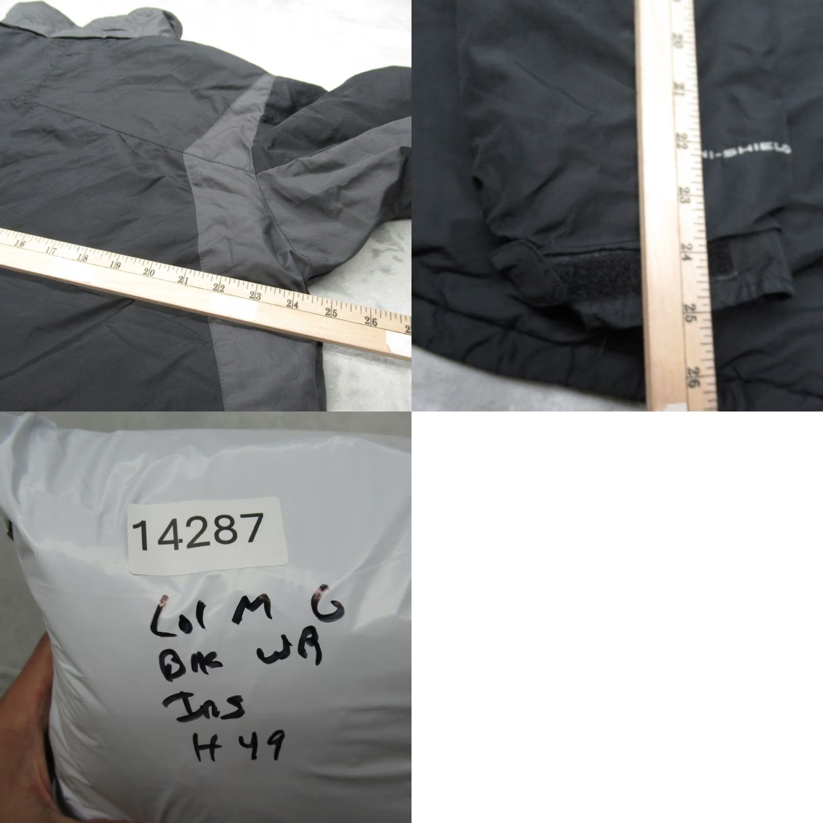 Vintage Columbia Jacket Mens Large Black Water Resistant Omni Shield Insulated Full Zip Size US L / EU 52-54 / 3 - 9 Thumbnail