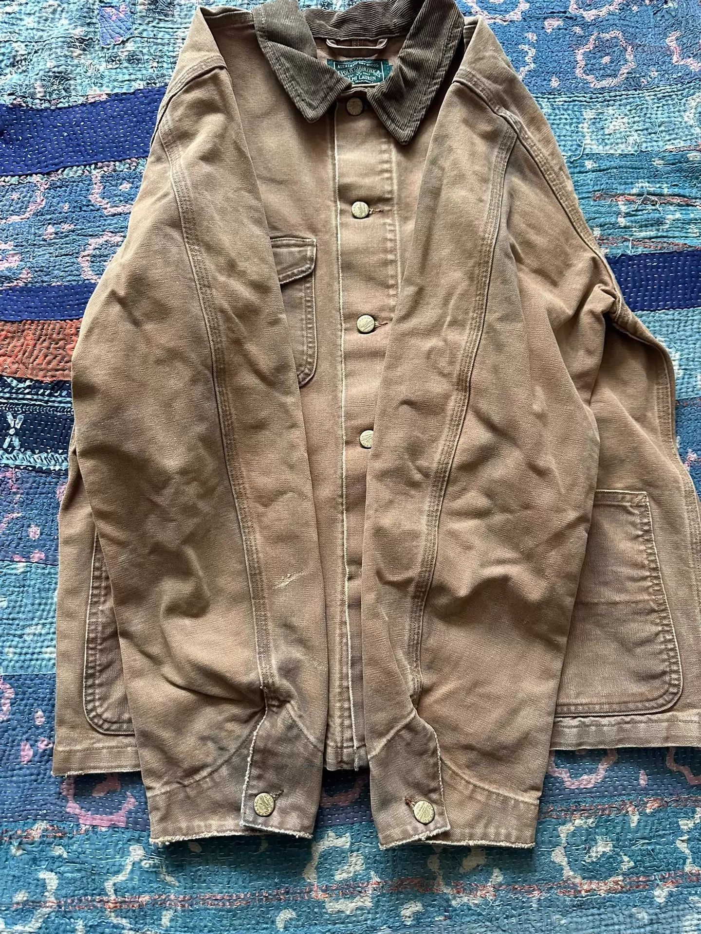 Polo Ralph Lauren Brown Button-Front Casual Jacket Size M Size US XXS / EU 40 - 3 Thumbnail