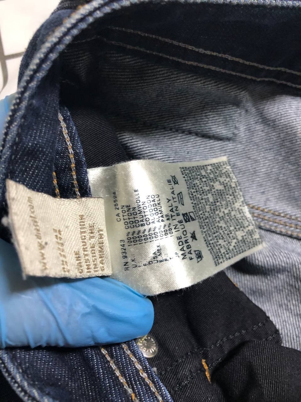 Diesel DIESEL jeans straight leg denim made in Italy men Size US 34 / EU 50 - 15 Thumbnail