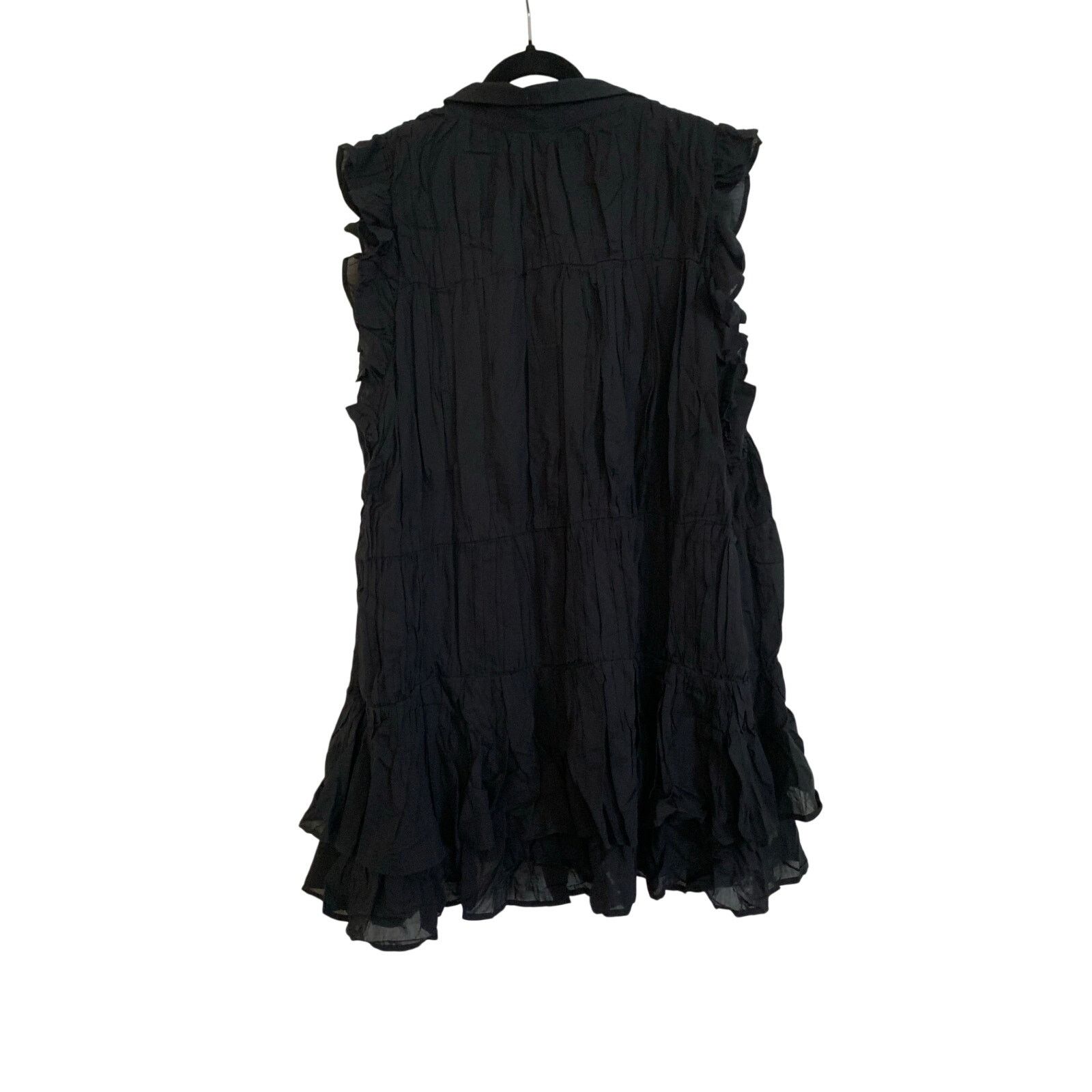 Anthropologie NWT Anthropologie Sleeveless Ruffle Mini Shirt Dress Size 3XL / US 20-22 - 5 Thumbnail