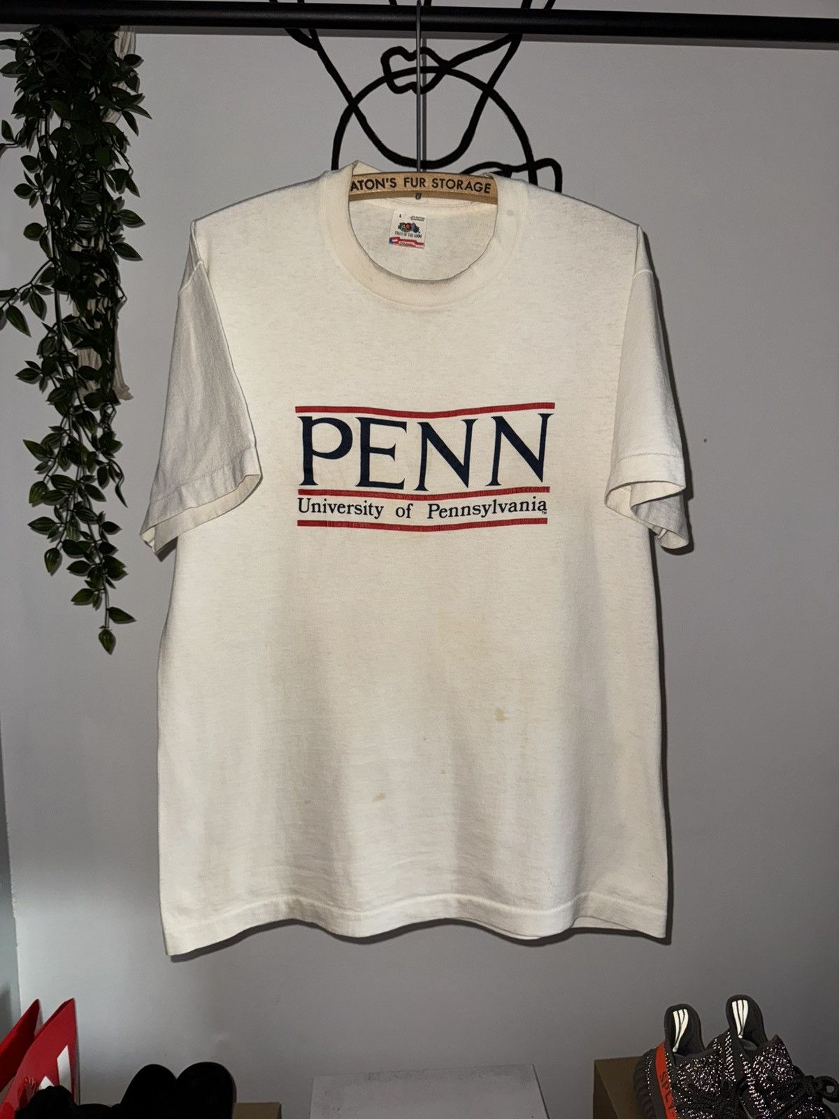 Penn × Vintage Vintage 90s PENN State University of Pennsylvania Tshirt Size US L / EU 52-54 / 3 - 1 Thumbnail