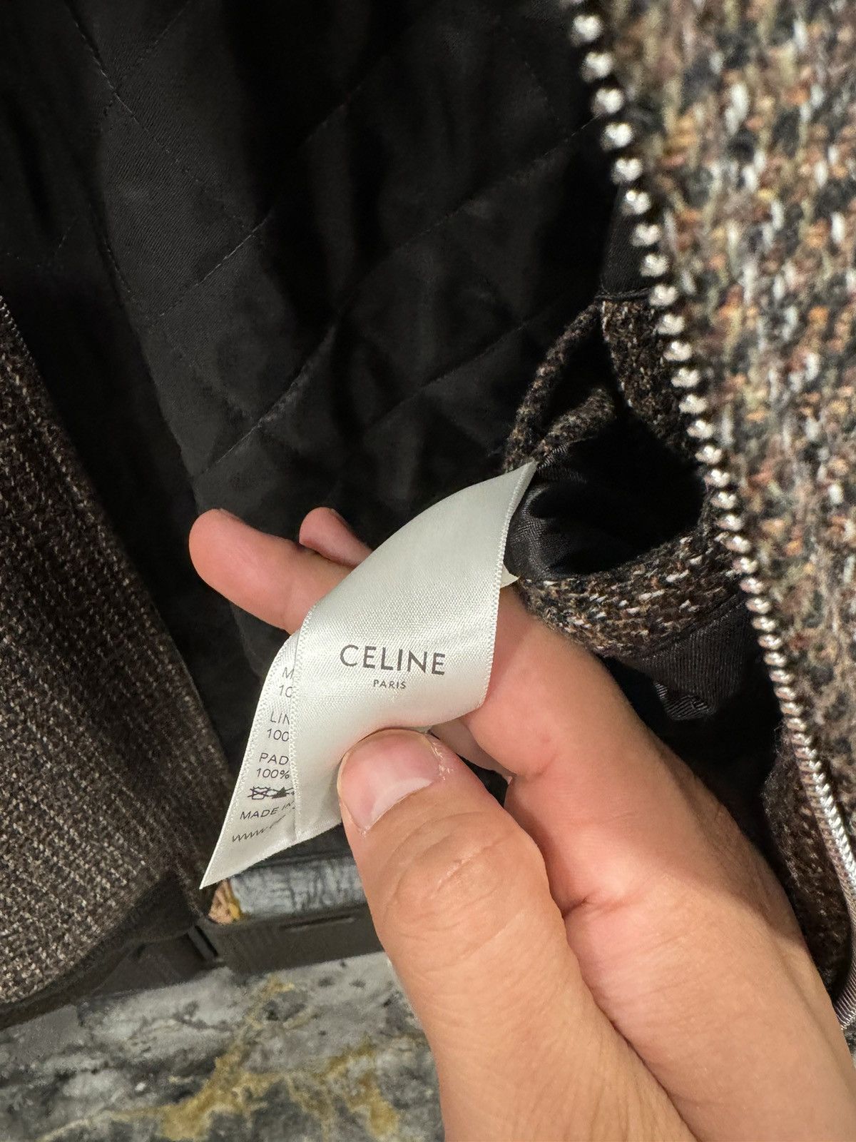 Celine Celine tweed bomber 54 Size US L / EU 52-54 / 3 - 5 Thumbnail