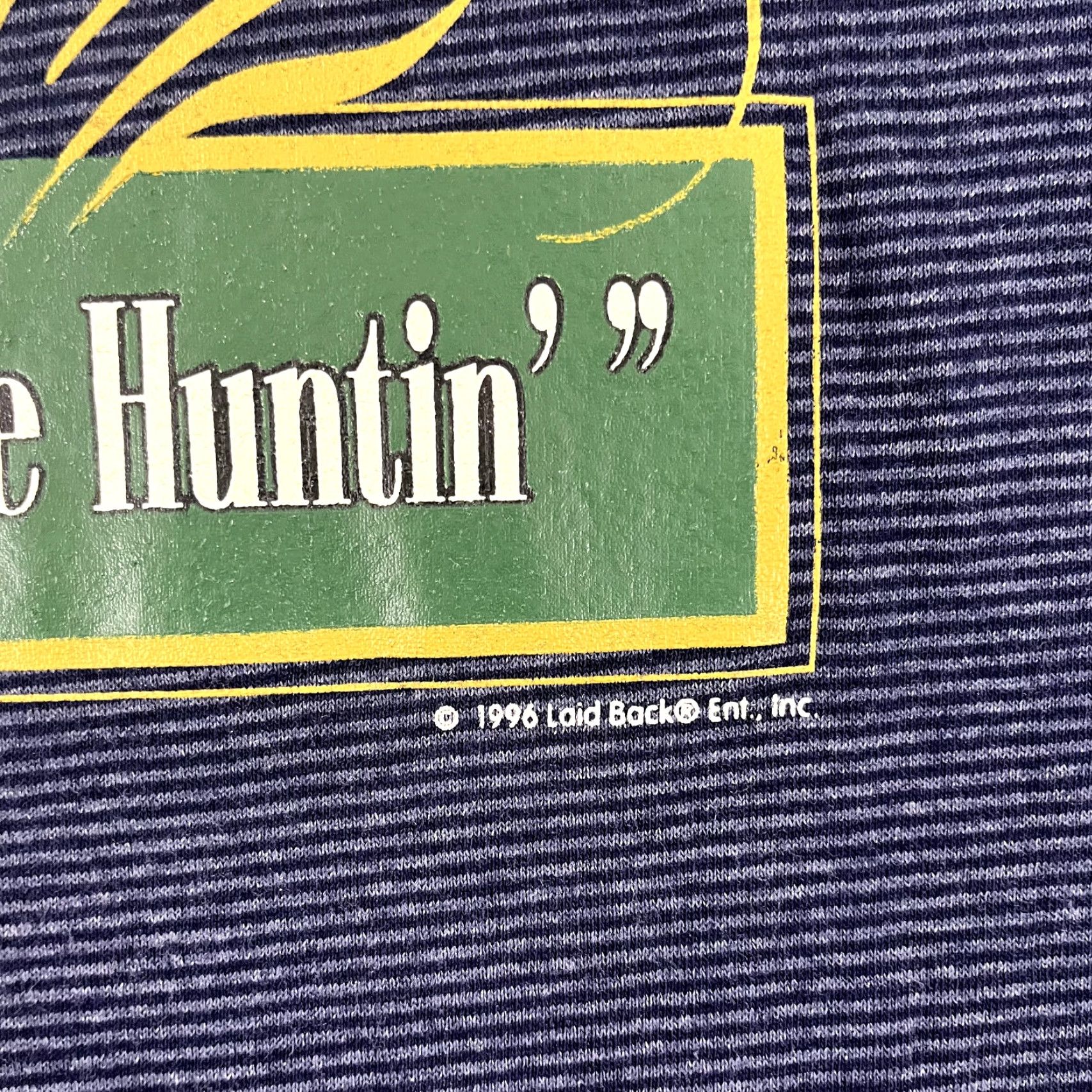 Hunter VINTAGE Shirt Men Large Blue Hunting Hunter Redneck Graphic Tee 1996 90s Antique - Laid Back Shirt Men L Blue Graphic Print 90s Theme Mens Size US L / EU 52-54 / 3 - 3 Thumbnail