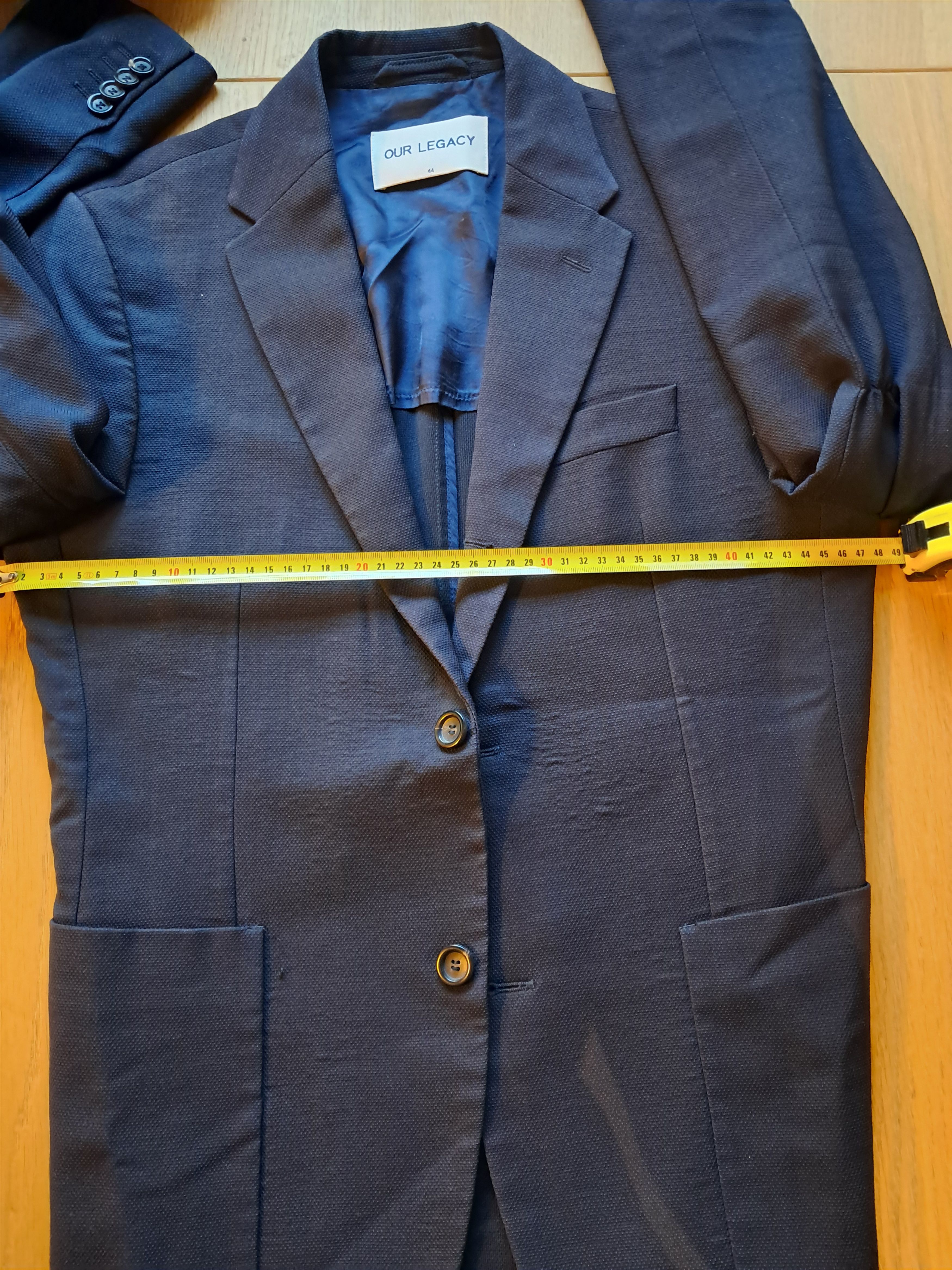Our Legacy Our Legacy Navy suit jacket blazer sz 44 virgin wool light Size 44R - 5 Thumbnail