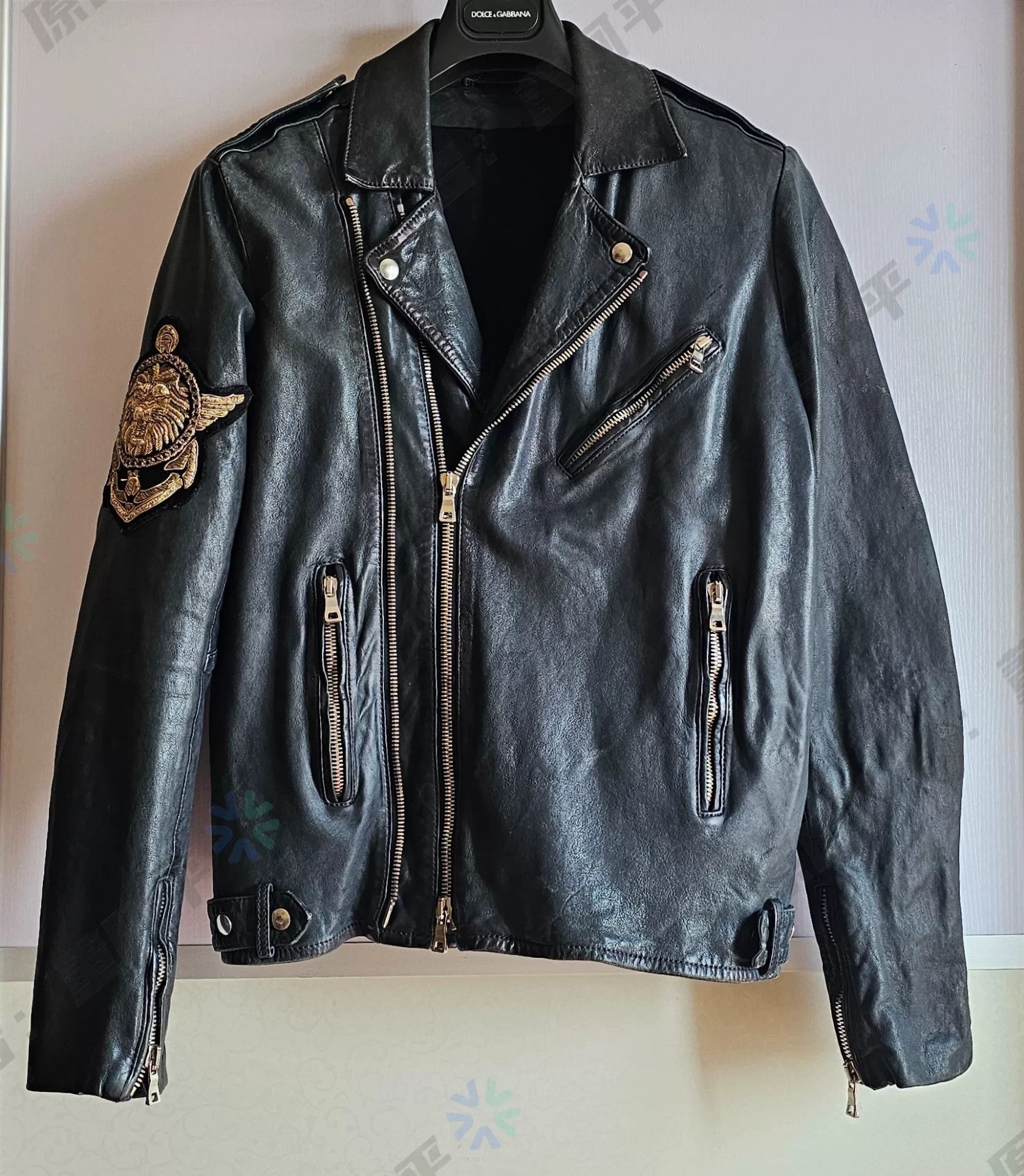 Balmain balmain men's motorcycle leather jacket Size US L / EU 52-54 / 3 - 1 Thumbnail