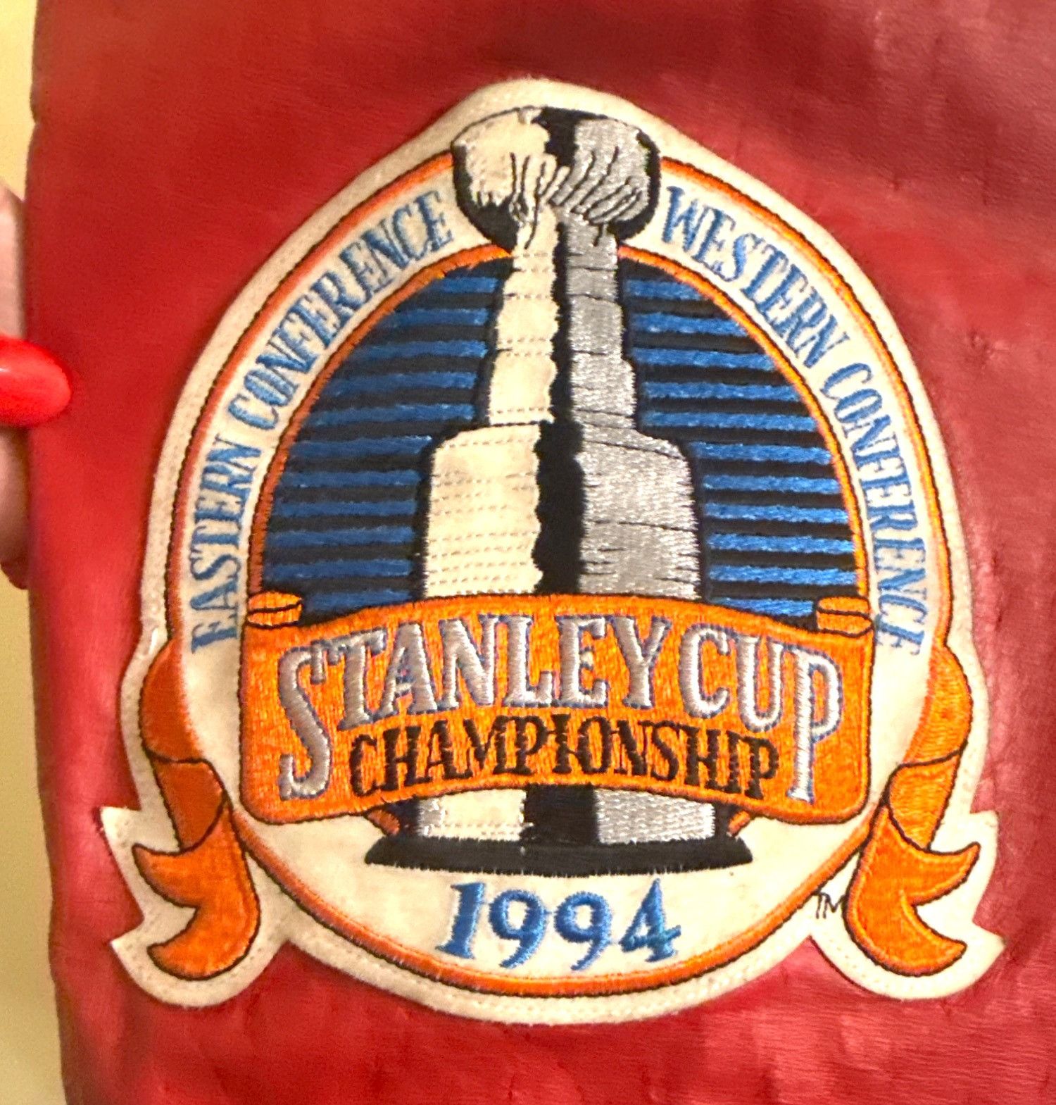 Jeff Hamilton 1994 NHL Rangers Stanley Cup Champions Jacket XL Jeff Hamilt Size US XL / EU 56 / 4 - 2 Thumbnail