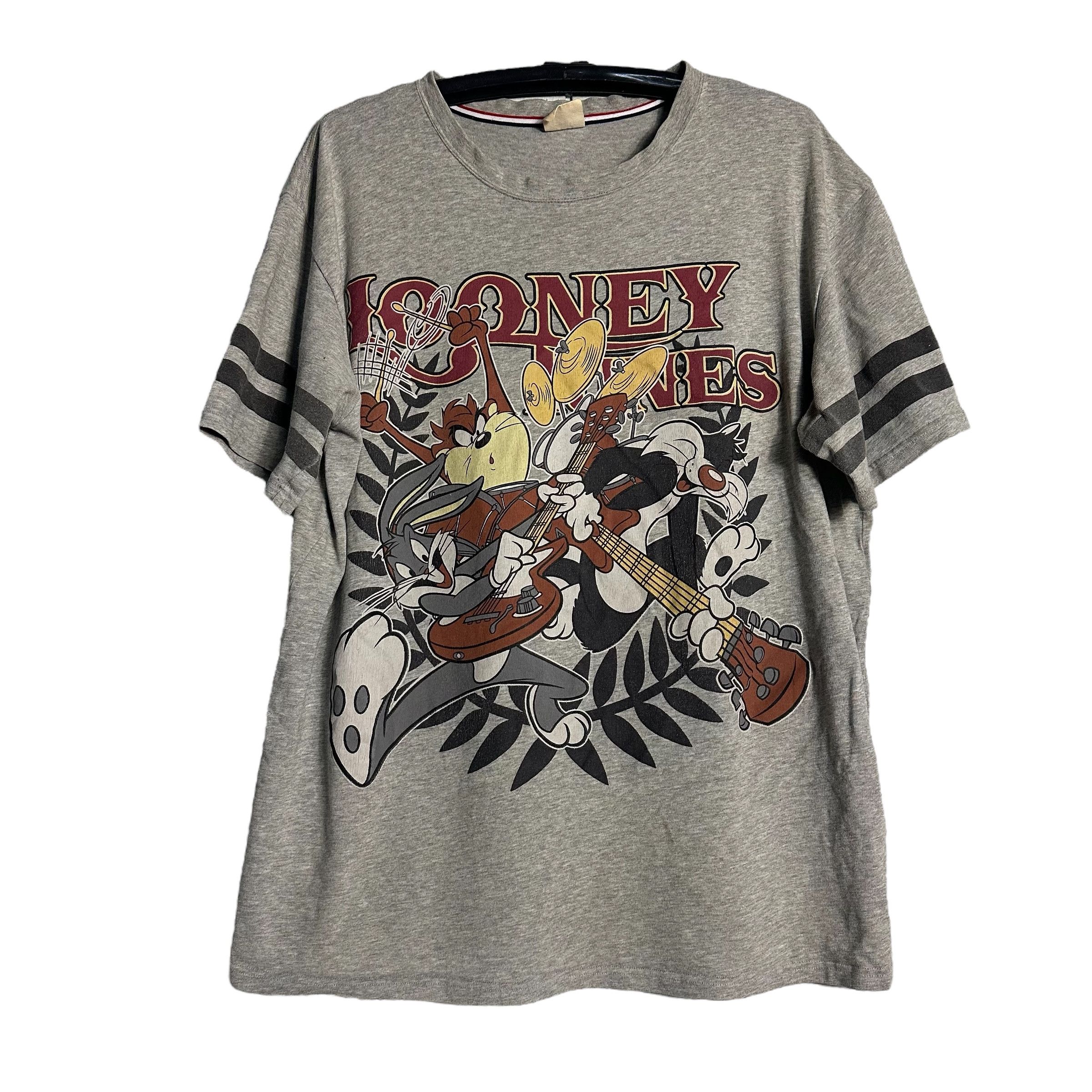 Warner Bros 🔥RARE🔥Vintage Looney Tunes Warner Bros Rock & Roll T-shirt Size US XL / EU 56 / 4 - 1 Thumbnail