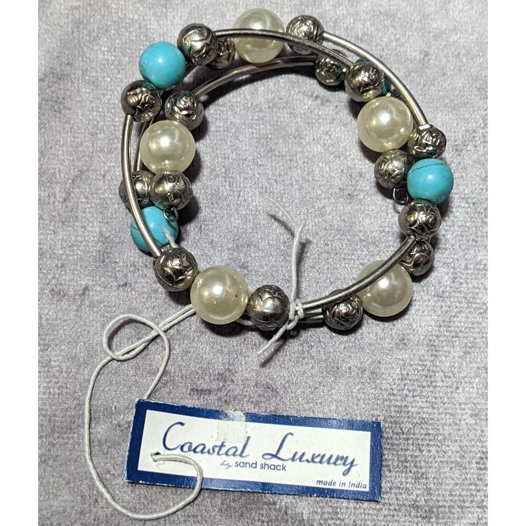 Other Coastal Luxury by Sand Shack Beaded Coil Bracelet Size ONE SIZE - 3 Thumbnail