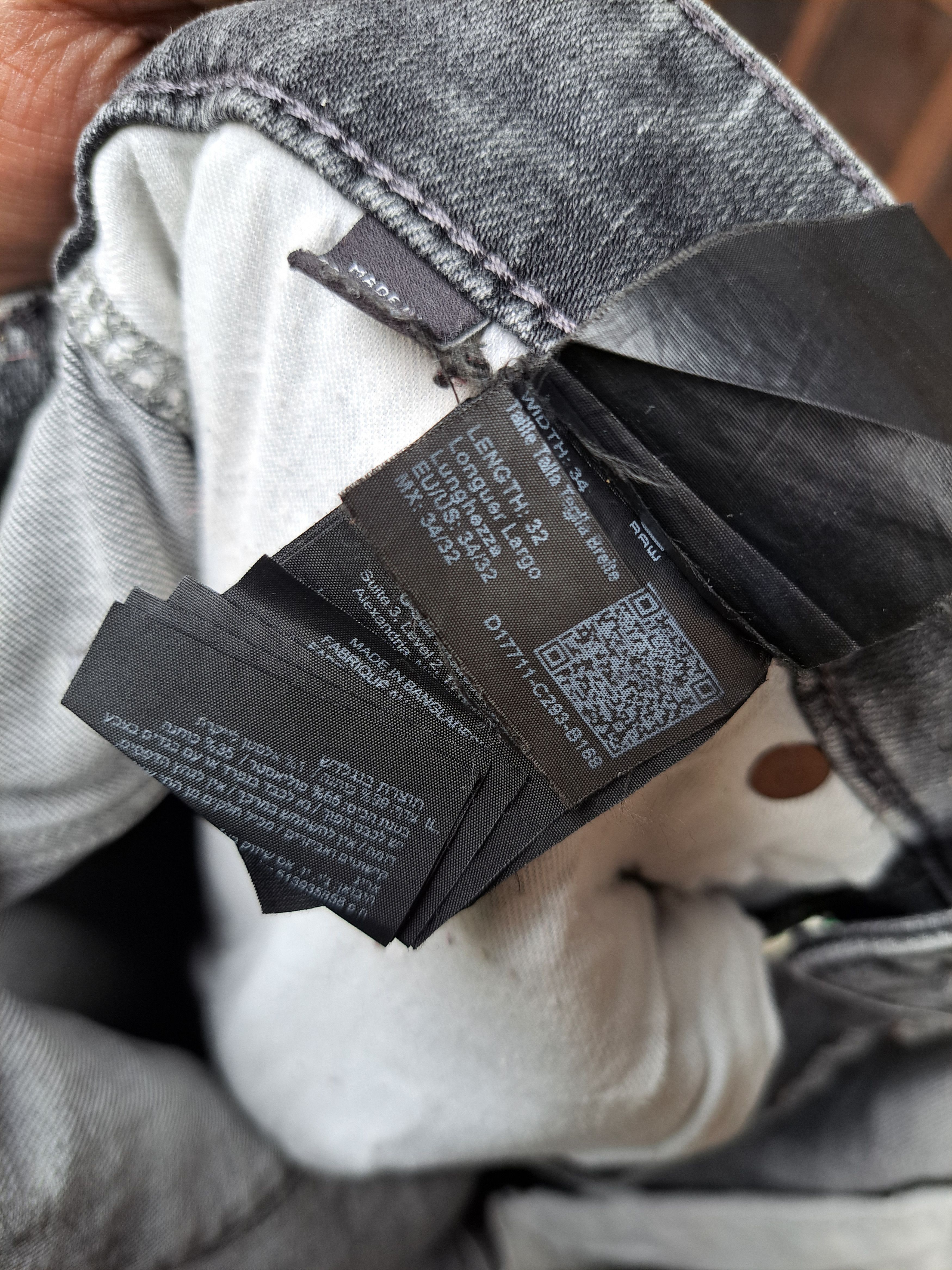 G-Star Y2K GSTAR Raw Scutar 3D Slim Tapered Mens Size 34 Size US 34 / EU 50 - 11 Thumbnail