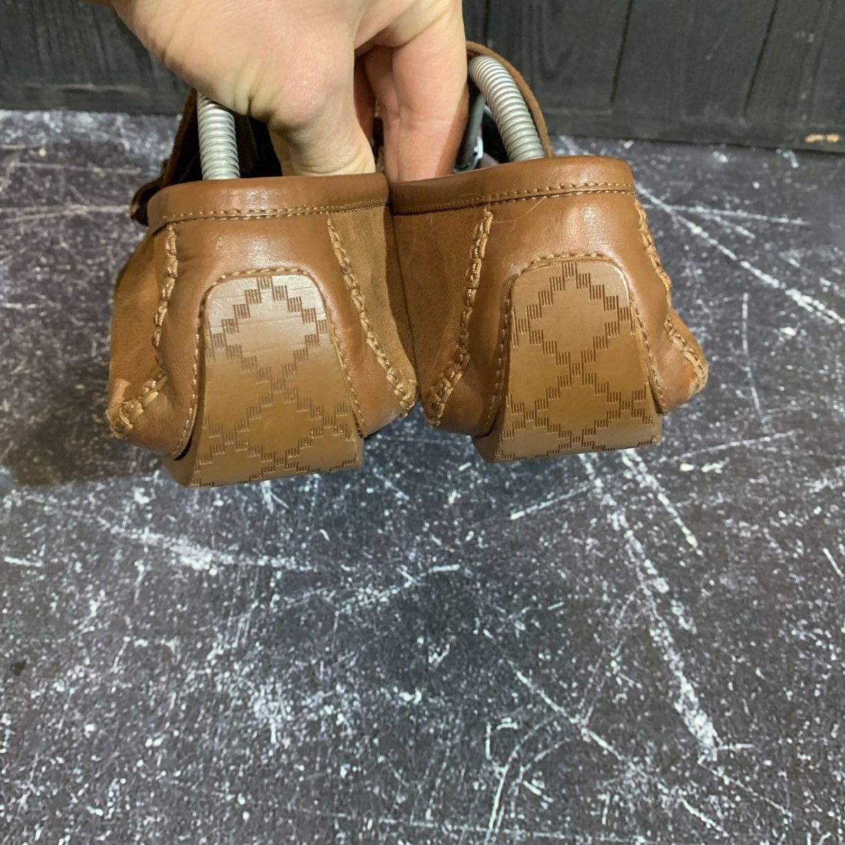 Gucci × Vintage Vintage Gucci Moccasin Suede Loafers Size 43.5 Size US 8.5 / EU 41-42 - 8 Thumbnail