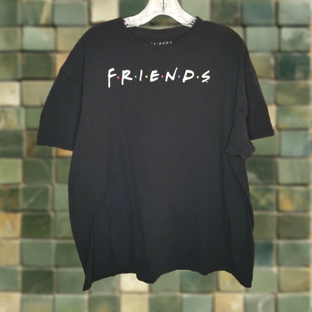 Vintage VINTAGE Friends T-Shirt Womens Black 2XL Regular F.R.I.E.N.D.S. Size XXL / US 16-18 / IT 52-54 - 1 Thumbnail