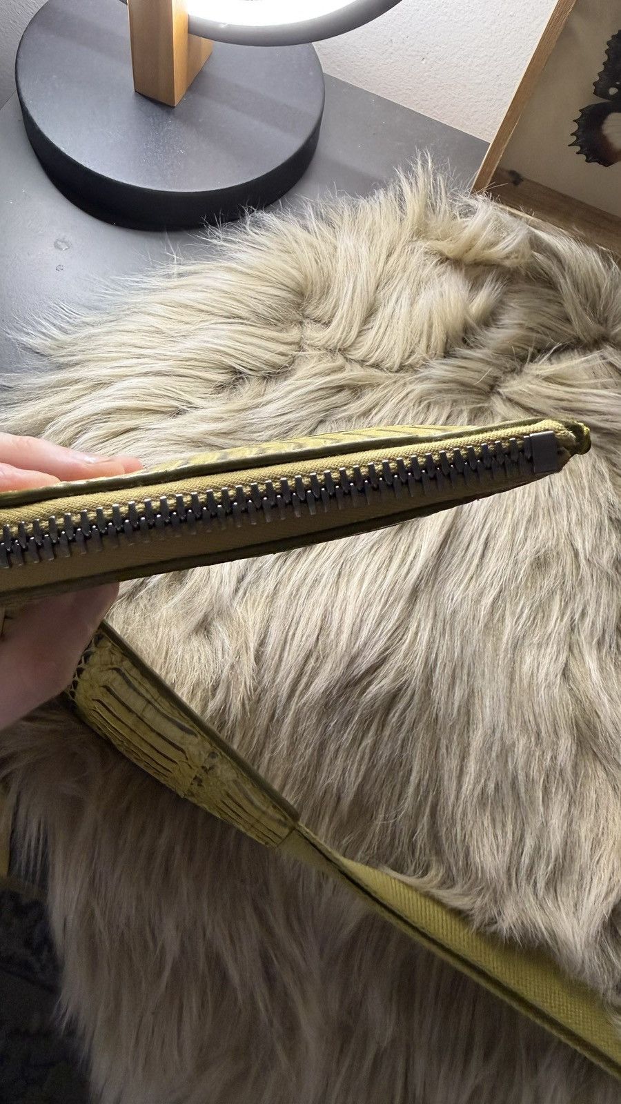 Rick Owens Rare Rick Owens S/S 2018 „Dirt” python neck wallet Size ONE SIZE - 5 Thumbnail