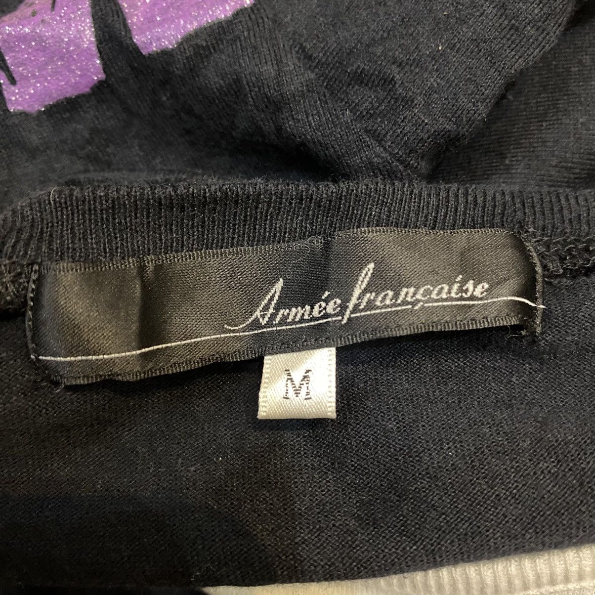 Hysteric Glamour 2000s Armee Francaise Darkwear Style Double Layerd LS Tee Size US M / EU 48-50 / 2 - 14 Thumbnail