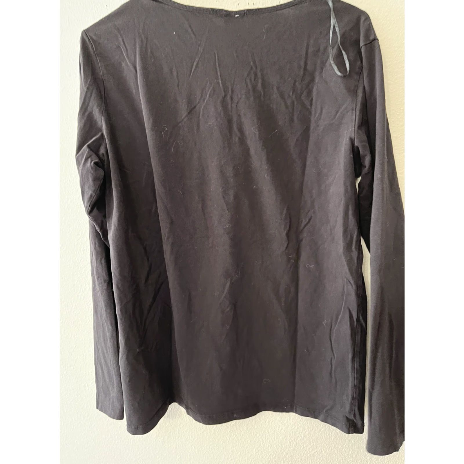 H&M H&M Black Long sleeve Crew Neck Tee Lightweight Women’s XL Shirt Pullover Activewear Womens Size XL Comfort Fit Size XL / US 12-14 / IT 48-50 - 3 Thumbnail