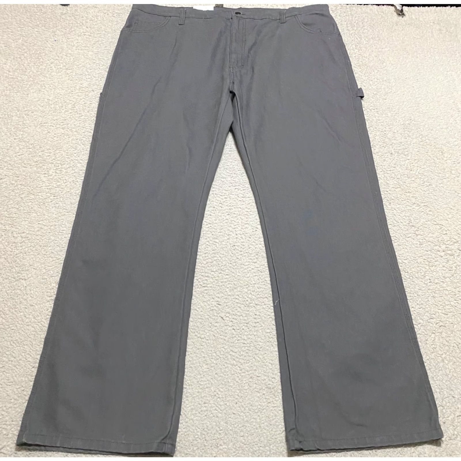 Dickies Dickies Jeans Mens 42x32 Gray Medium Wash Carpenter Relaxed Straight Utility Shirt? Size US 42 / EU 58 - 2 Thumbnail