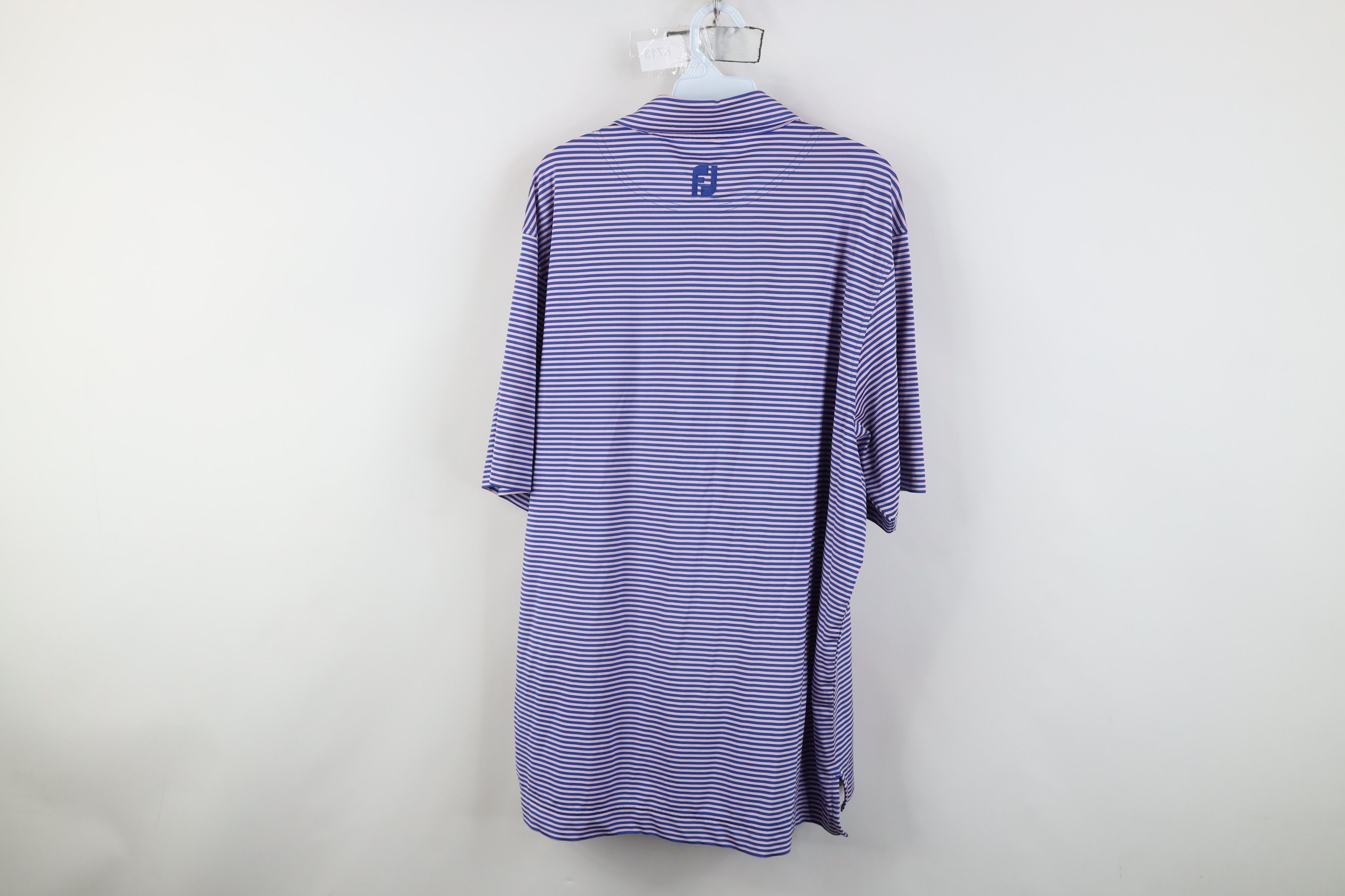 Footjoy FootJoy Stretch Striped Color Block Collared Golf Polo Shirt Size US L / EU 52-54 / 3 - 11 Thumbnail