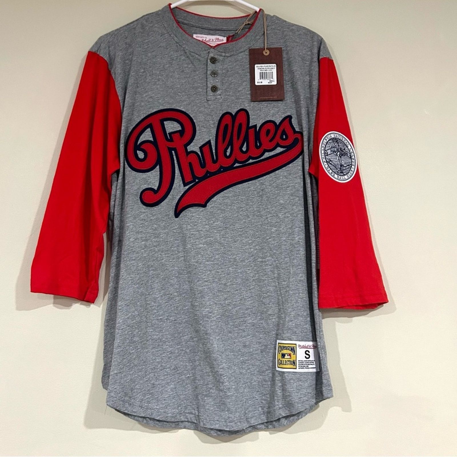 Mitchell & Ness Mitchell & Ness Philadelphia Phillies Baseball Shirt Size US S / EU 44-46 / 1 - 1 Thumbnail