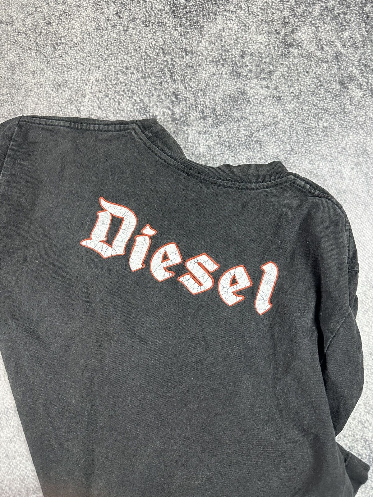 Diesel Y2K Vintage Diesel Big Logo Streetwear Avant Garde Rare VTg Size US L / EU 52-54 / 3 - 5 Thumbnail