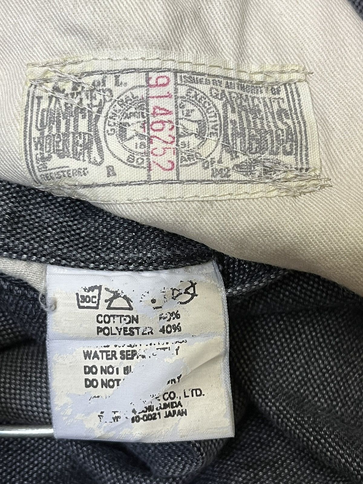 Toyo Enterprises VINTAGE CAT’S PAW WORK CLOTHING CHINO PANTS Size US 32 / EU 48 - 18 Thumbnail