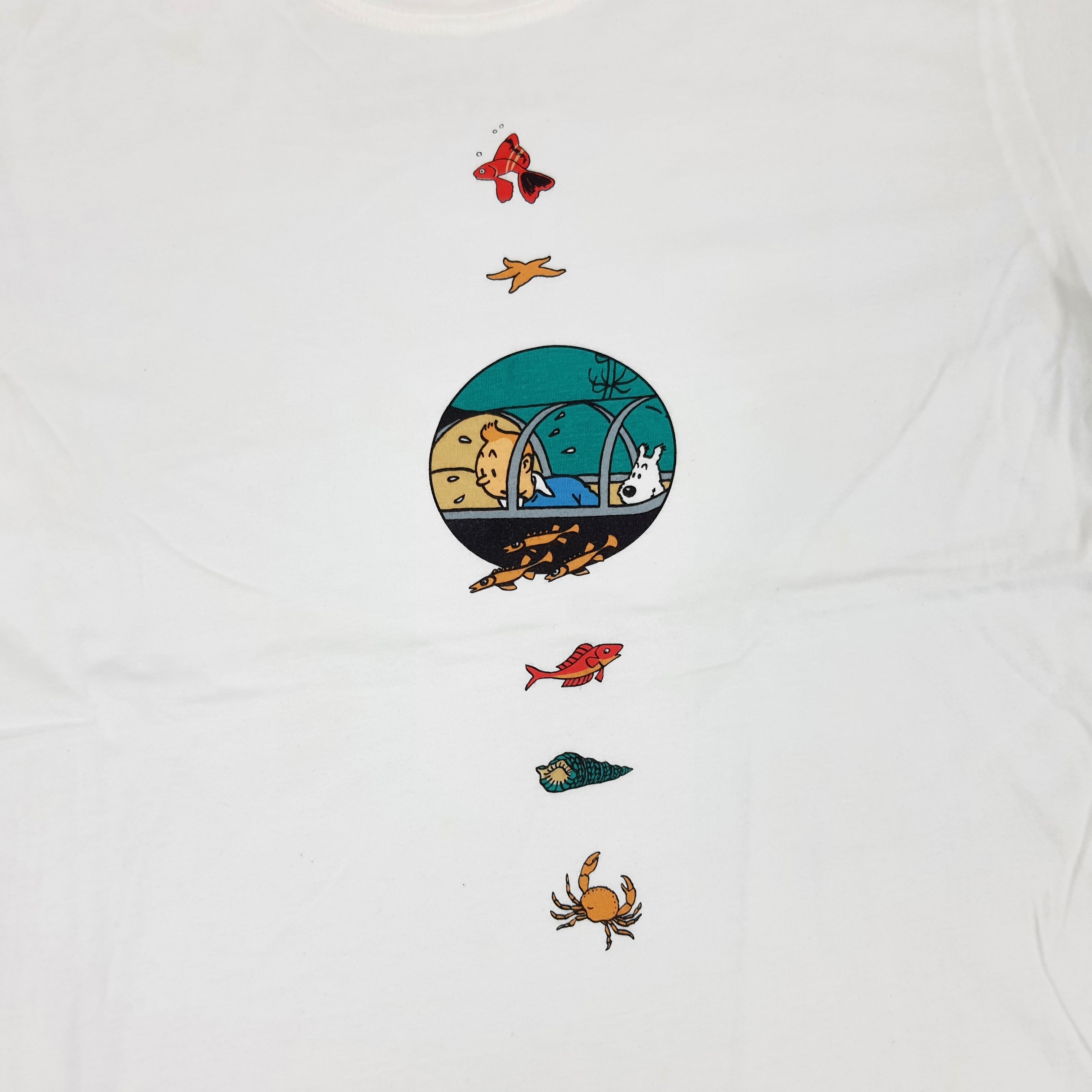 Other Vintage Adventure of TinTin Comics Art T-shirt Size US L / EU 52-54 / 3 - 2 Thumbnail