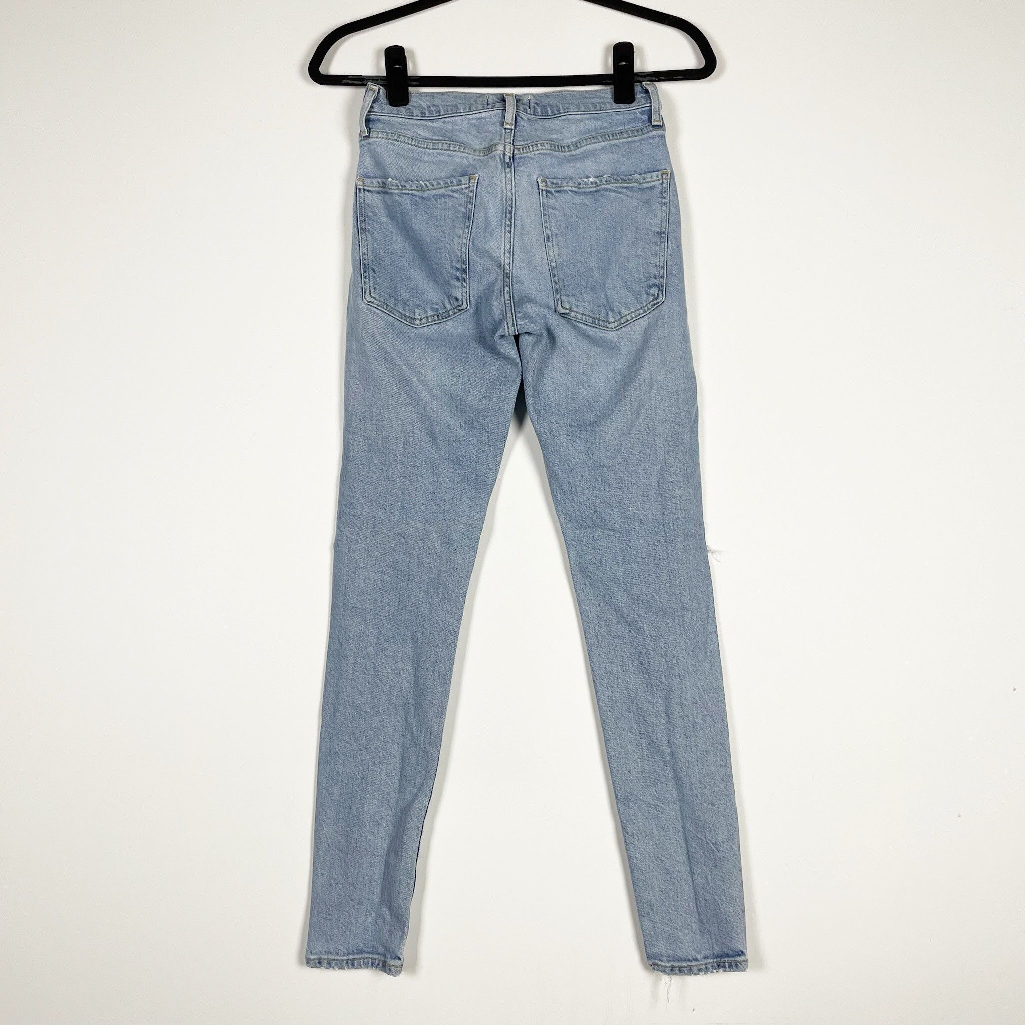 Agolde Agolde Sophie Mid Rise Ankle Skinny Jeans With Size 25" / US 0 / IT 36 - 2 Thumbnail