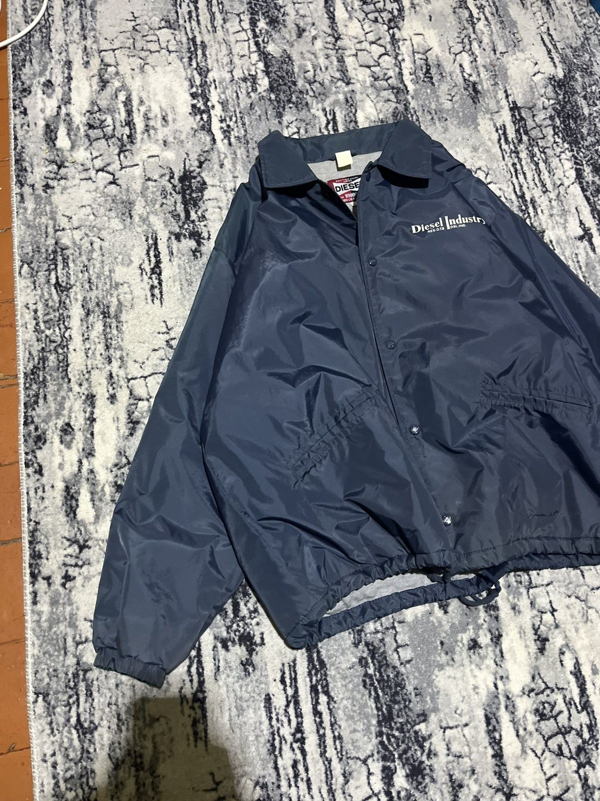 Diesel DIESEL Archive Big Logo Nylon Coach Jacket / Bomber Y2K Size US XL / EU 56 / 4 - 4 Thumbnail