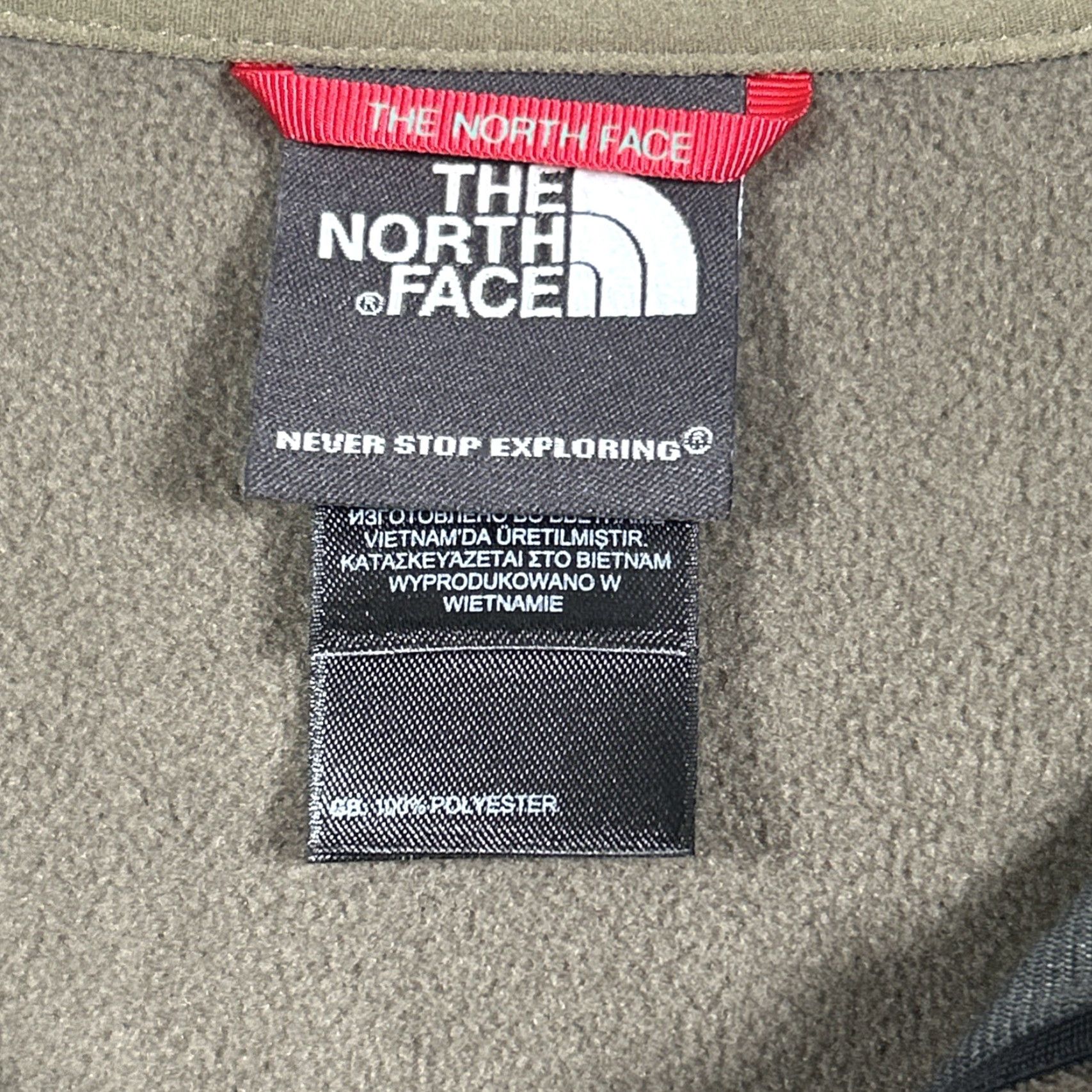 The North Face The North Face Hooded Jacket Full Zip Mens L Gray Stone Color Logo Outdoor Basic Full Zip Hooded Pockets Regular Fit - Mens Size US L / EU 52-54 / 3 - 4 Thumbnail