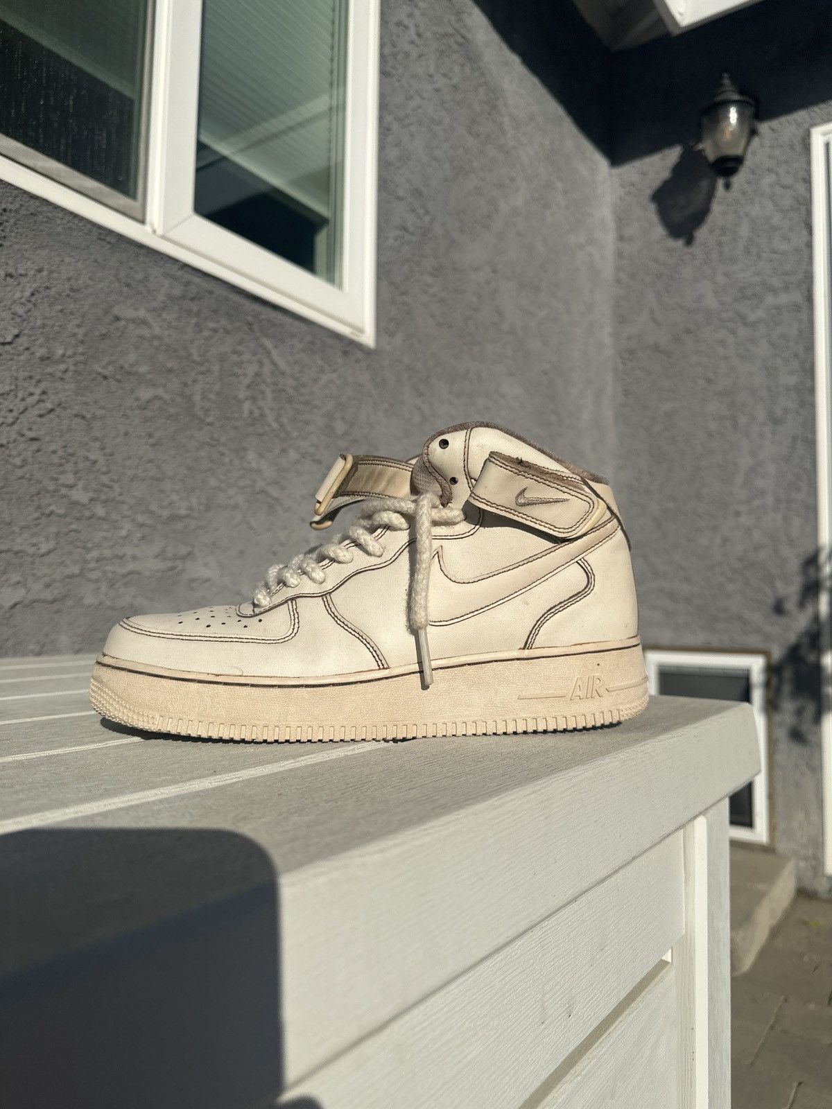Nike Nike Air Force 1 Mid Coffee Size US 9 / EU 42 - 7 Thumbnail