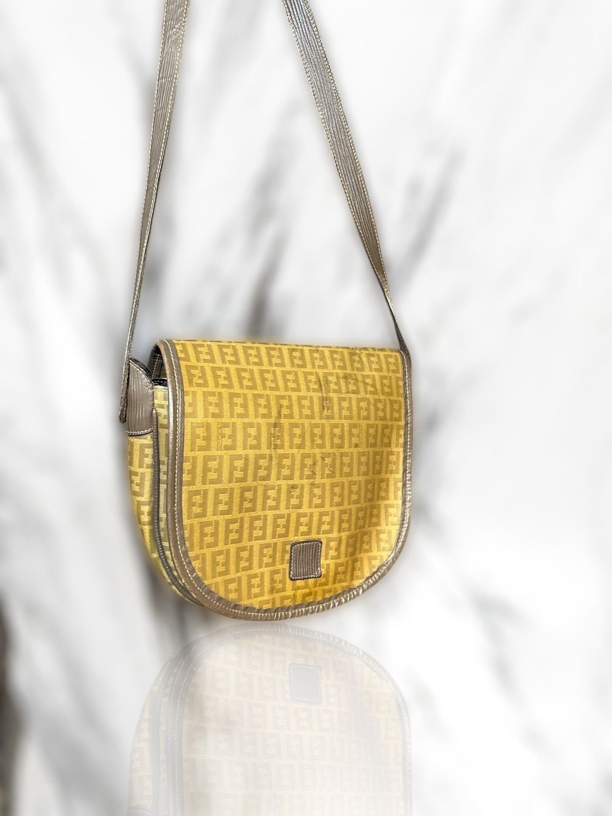 Fendi Vintage Fendi Zucca Monogram Shoulder Bag Size ONE SIZE - 4 Thumbnail