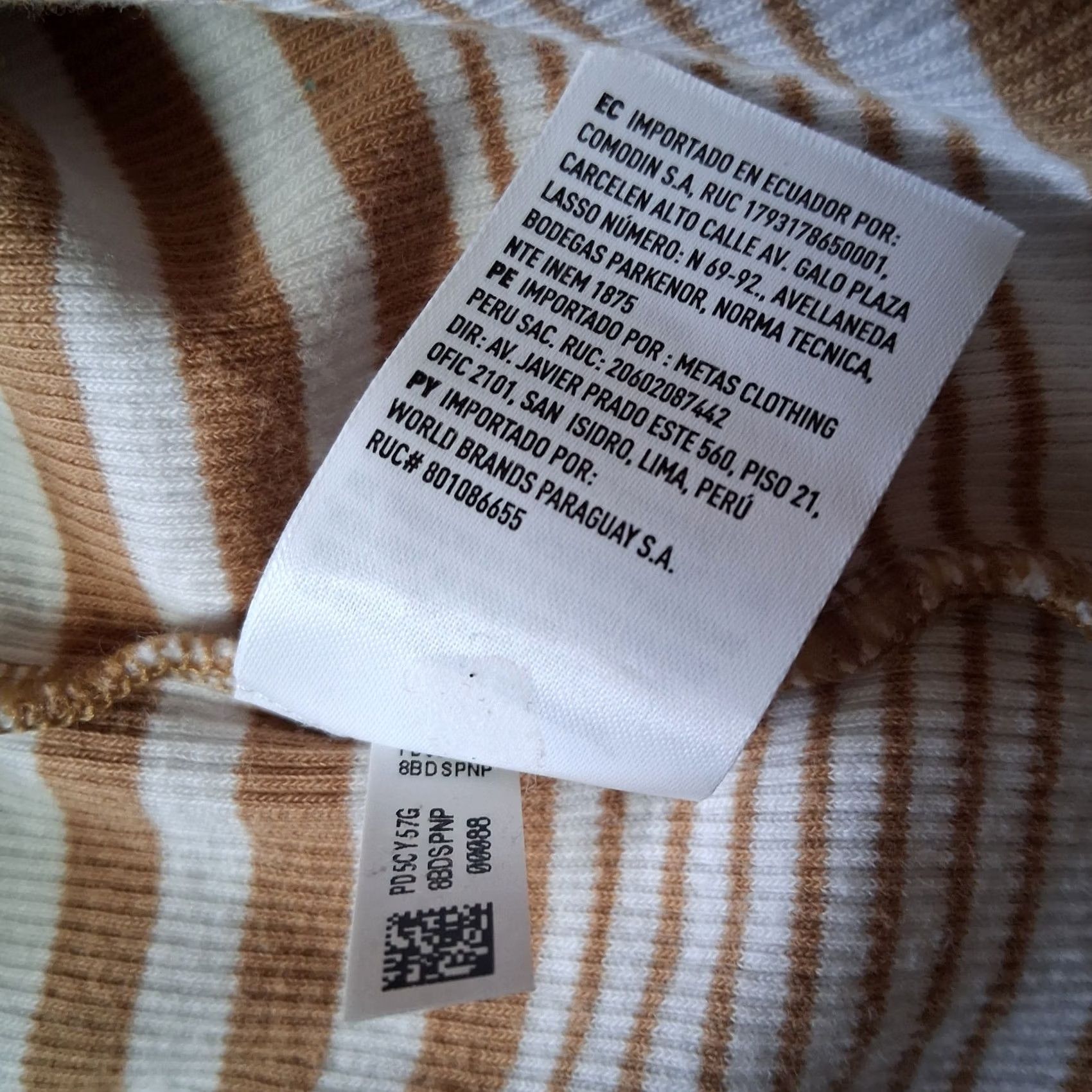 American Eagle Outfitters VINTAGE American Eagle Outfitters Tank Dress XL Ribbed Knit Sundress Spaghetti Strap Tan Striped Size XL / US 12-14 / IT 48-50 - 7 Thumbnail