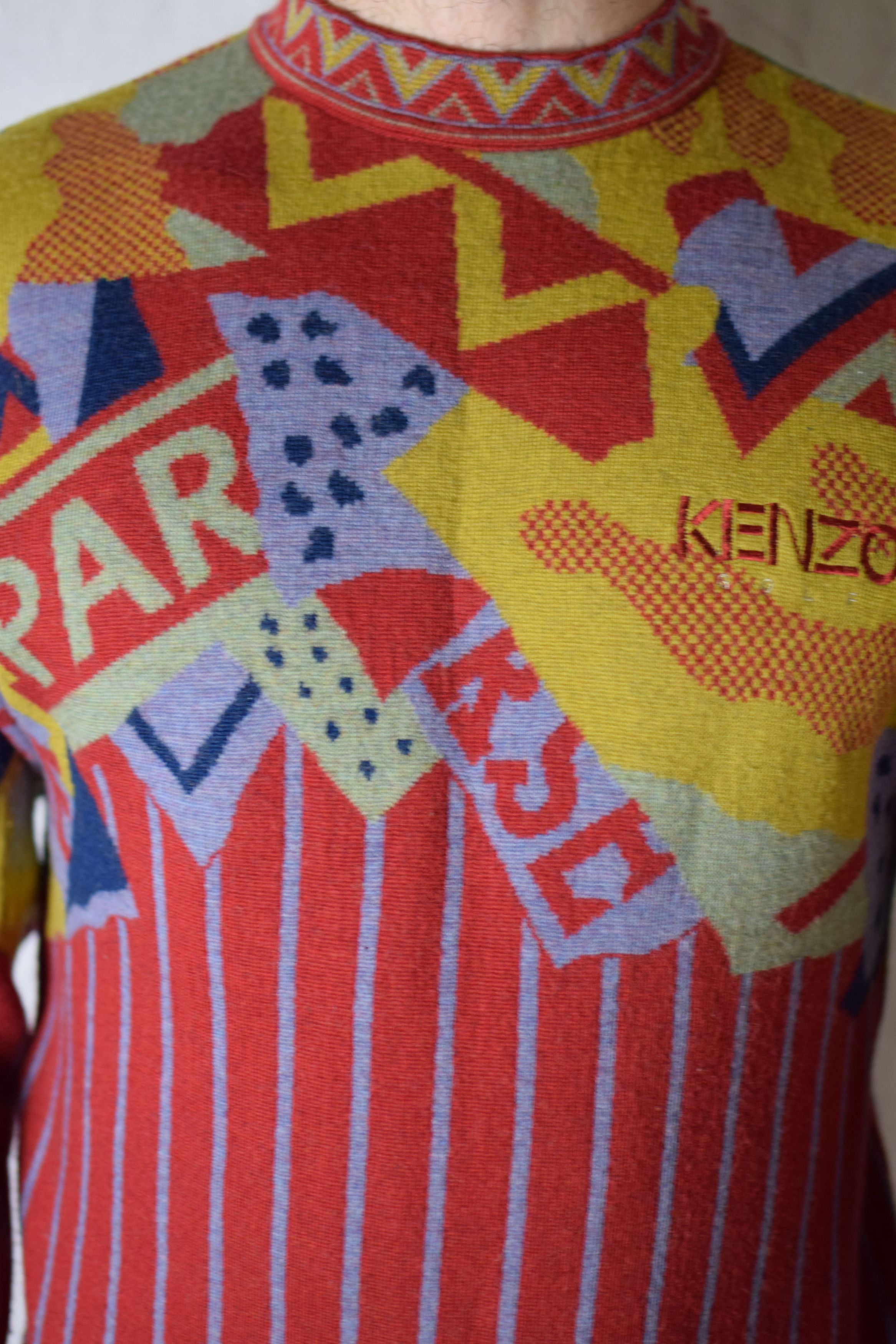 Kenzo Kenzo 90's Knit Size US M / EU 48-50 / 2 - 8 Thumbnail