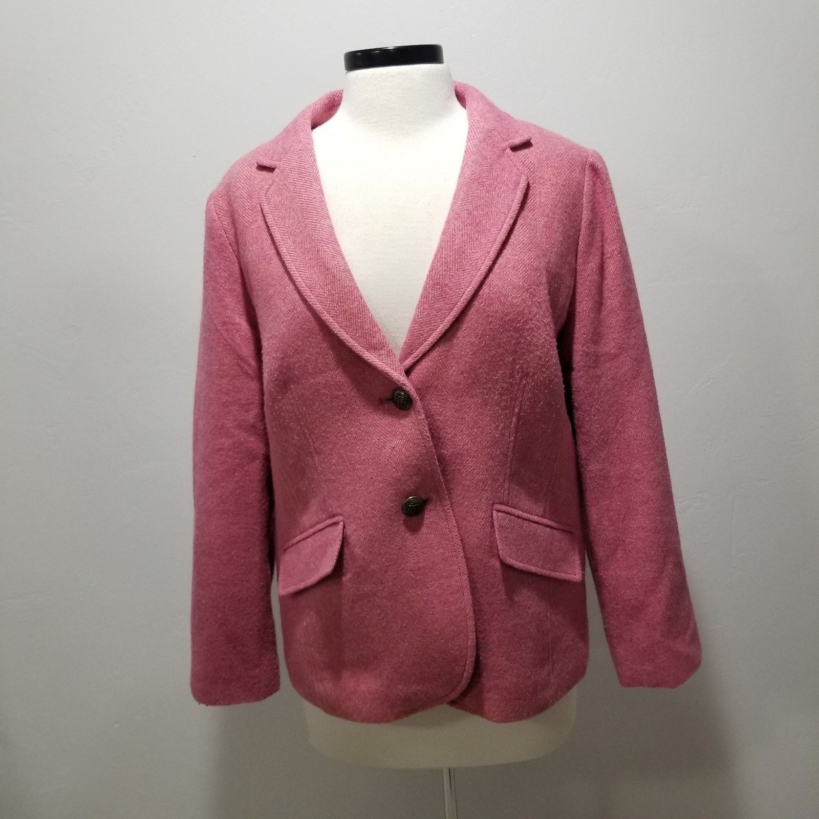 Other Talbots Shetland Blazer Size 6 Small Aberdeen Pink Size M / US 6-8 / IT 42-44 - 3 Thumbnail
