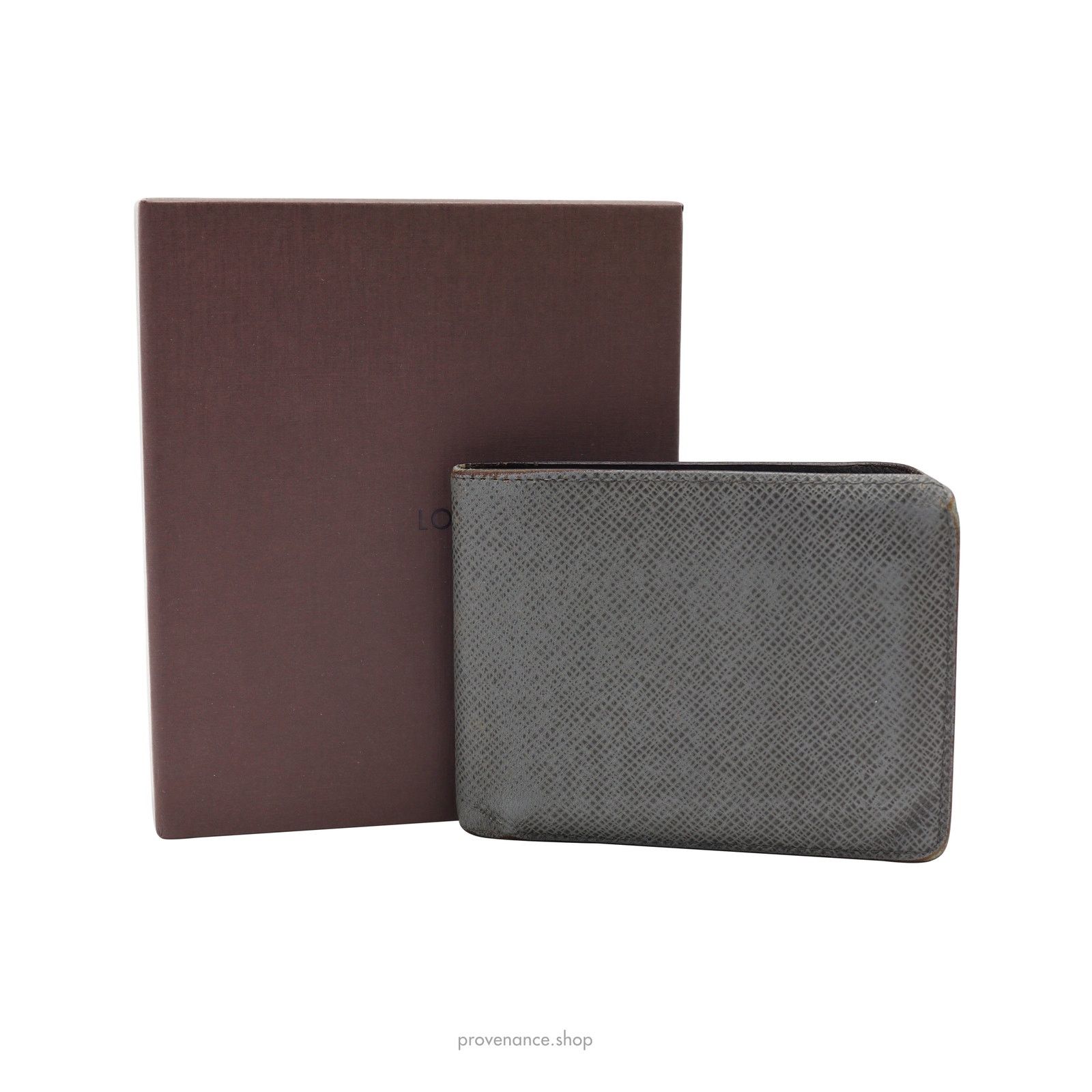 Louis Vuitton 🔴 Louis Vuitton Multiple Wallet - Taiga Glacier Leather Size ONE SIZE - 1 Thumbnail