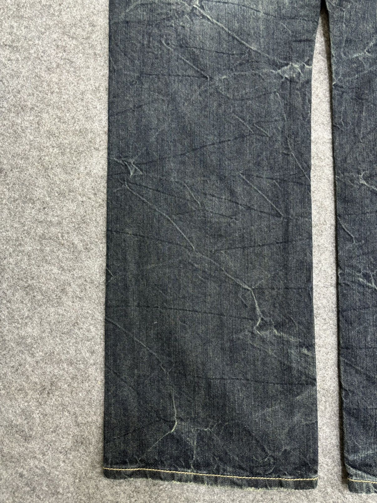 Japanese Brand 💥Insane Japan Fashion💥Daily Topics Loose Denim F512 Size US 36 / EU 52 - 17 Thumbnail