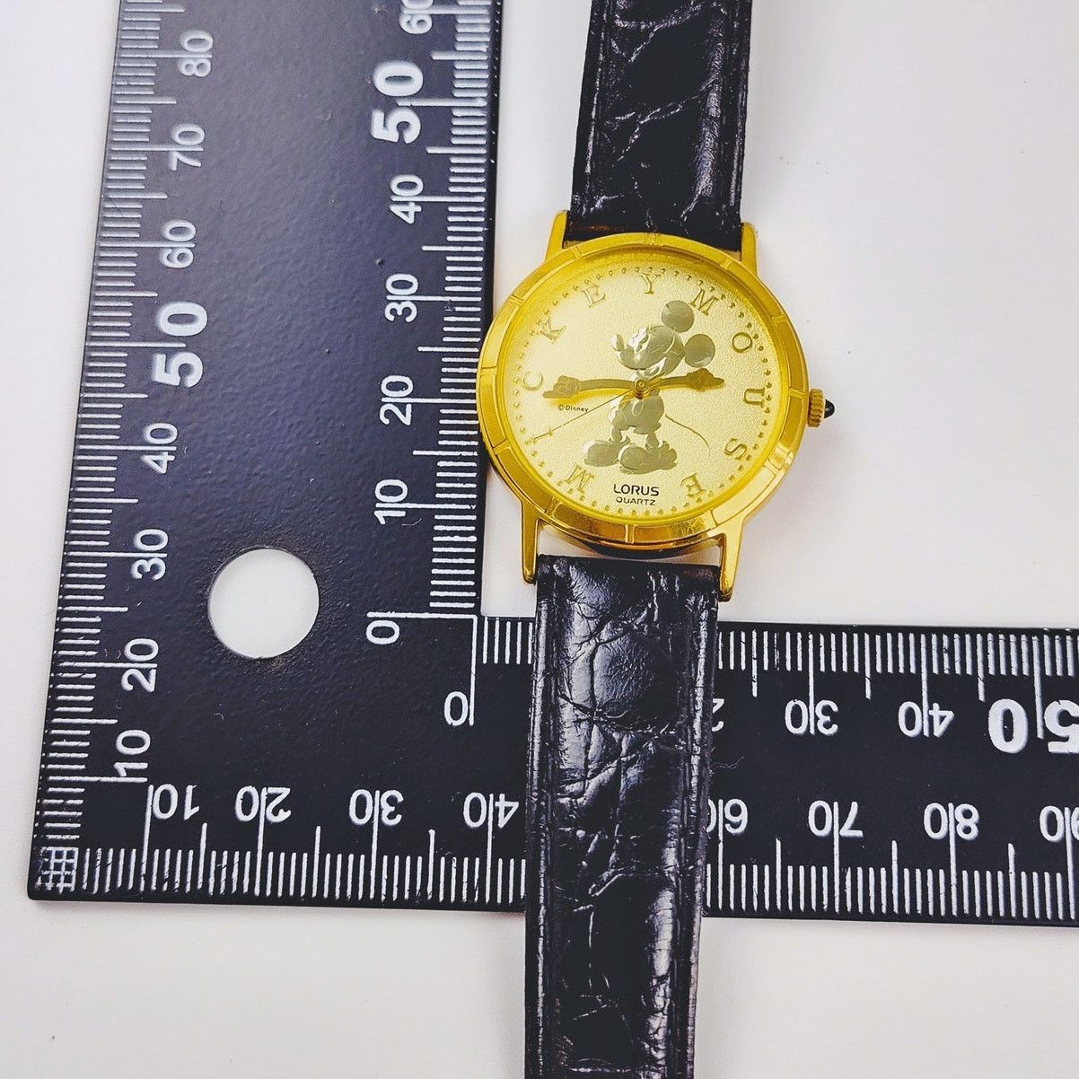 Disney Disney Lorus Mickey Mouse Gold On Gold Vintage Watch RARE Size ONE SIZE - 7 Thumbnail
