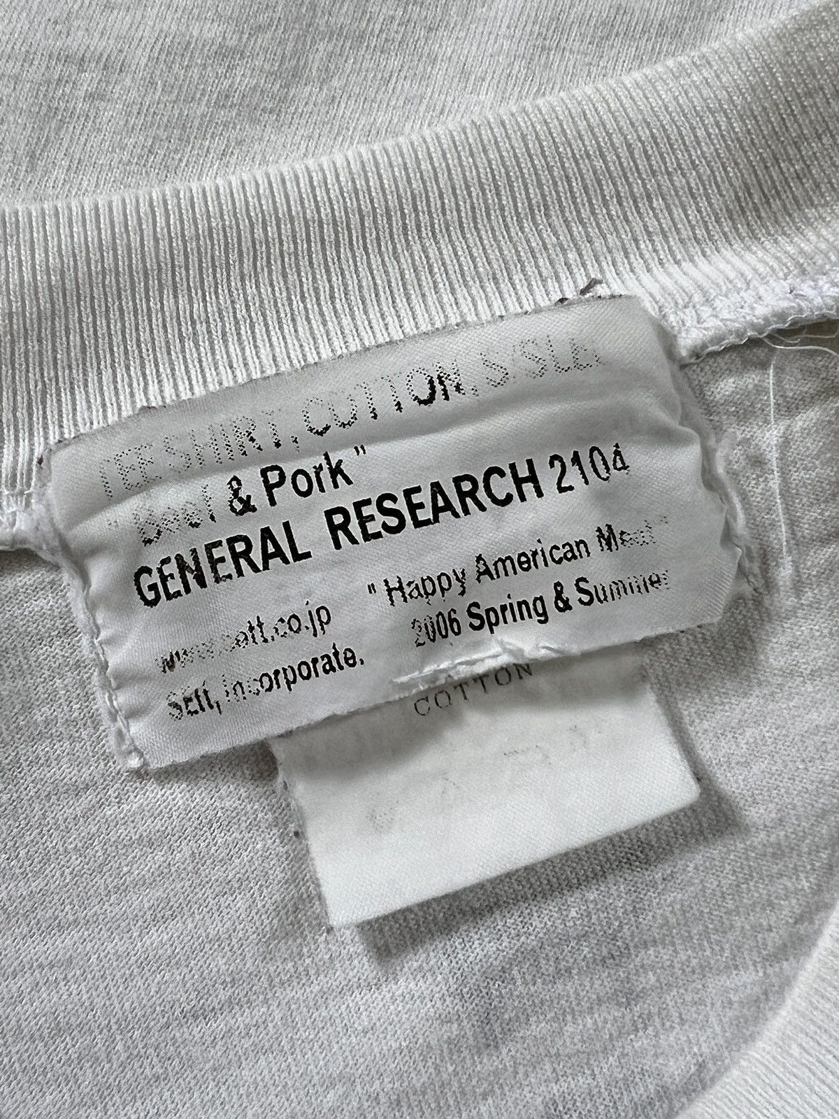 General Research RARE General Research SS2006 ‘Happy American Meat” Tshirt Size US M / EU 48-50 / 2 - 8 Thumbnail