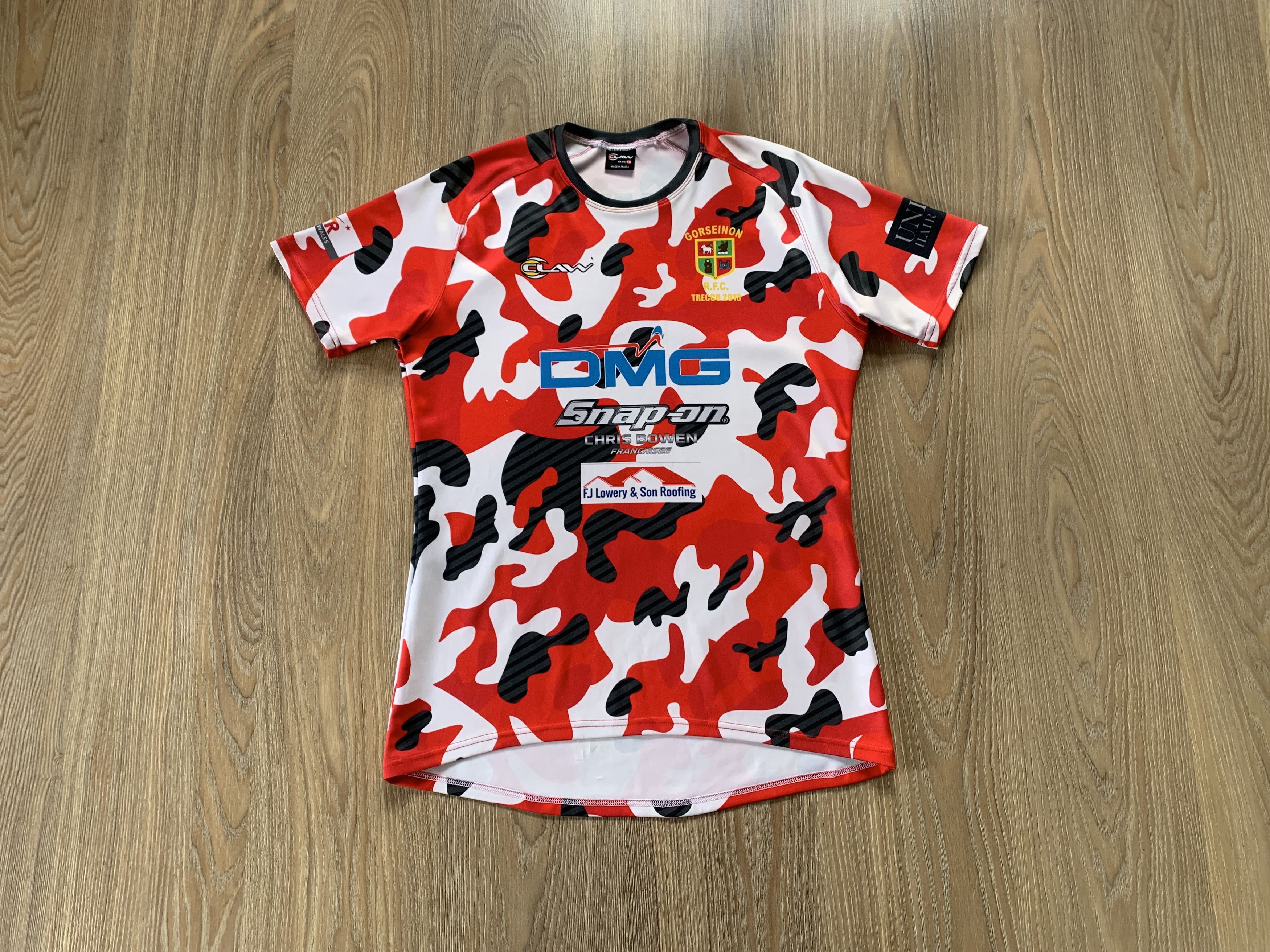 Sports Specialties Claw 40 Gorseinon R.F.C. Rugby Shirt 7 Bazza Size US M / EU 48-50 / 2 - 1 Thumbnail
