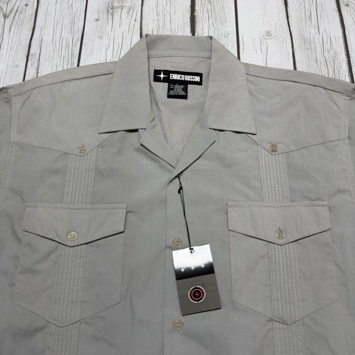 Vintage Vintage Enrico Rossini shirt Size US L / EU 52-54 / 3 - 3 Thumbnail
