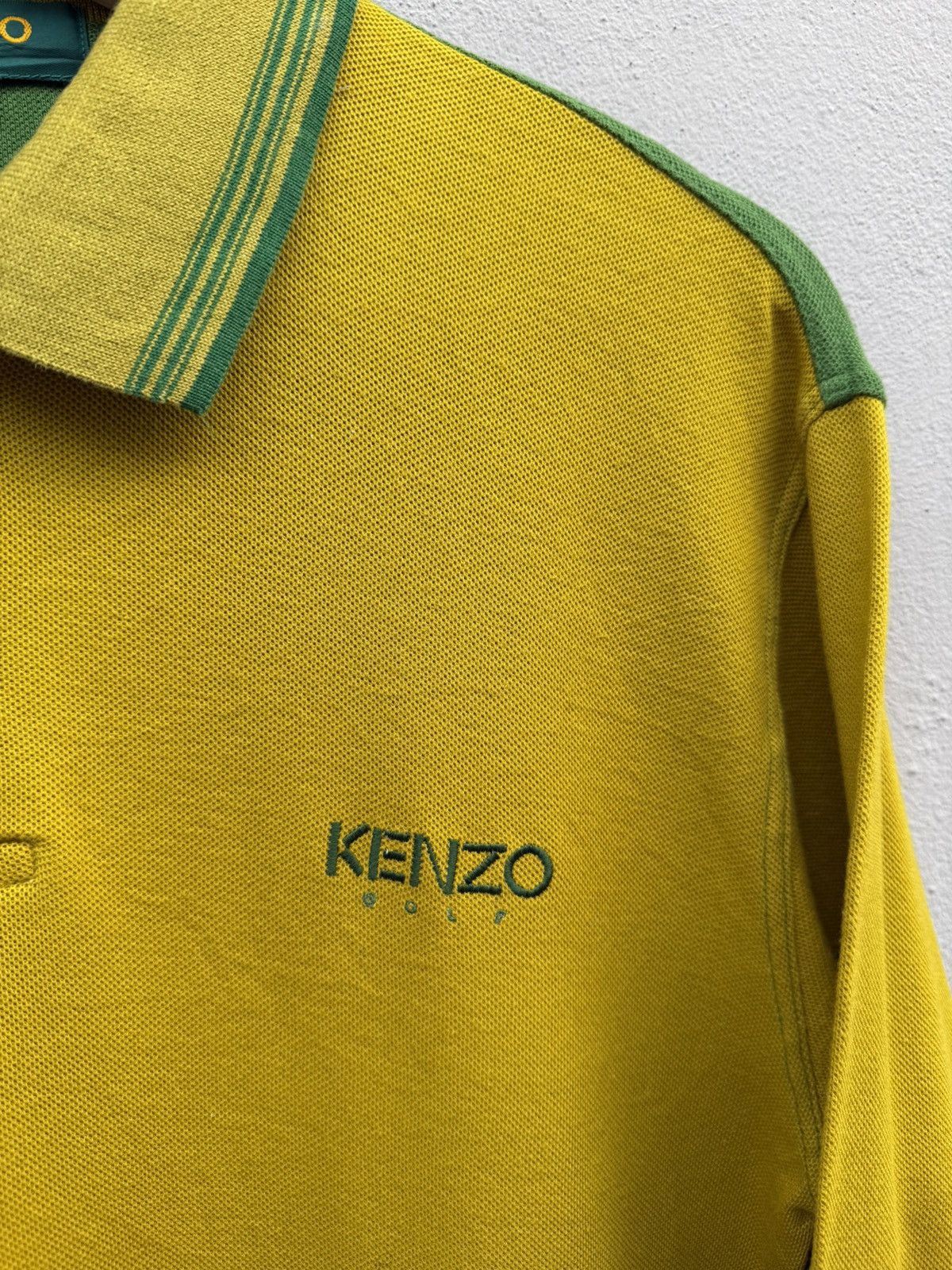 Kenzo × Vintage KENZO Golf Rugs & Embroidery Spellout Biglogo Polos Shirt Size US M / EU 48-50 / 2 - 3 Thumbnail