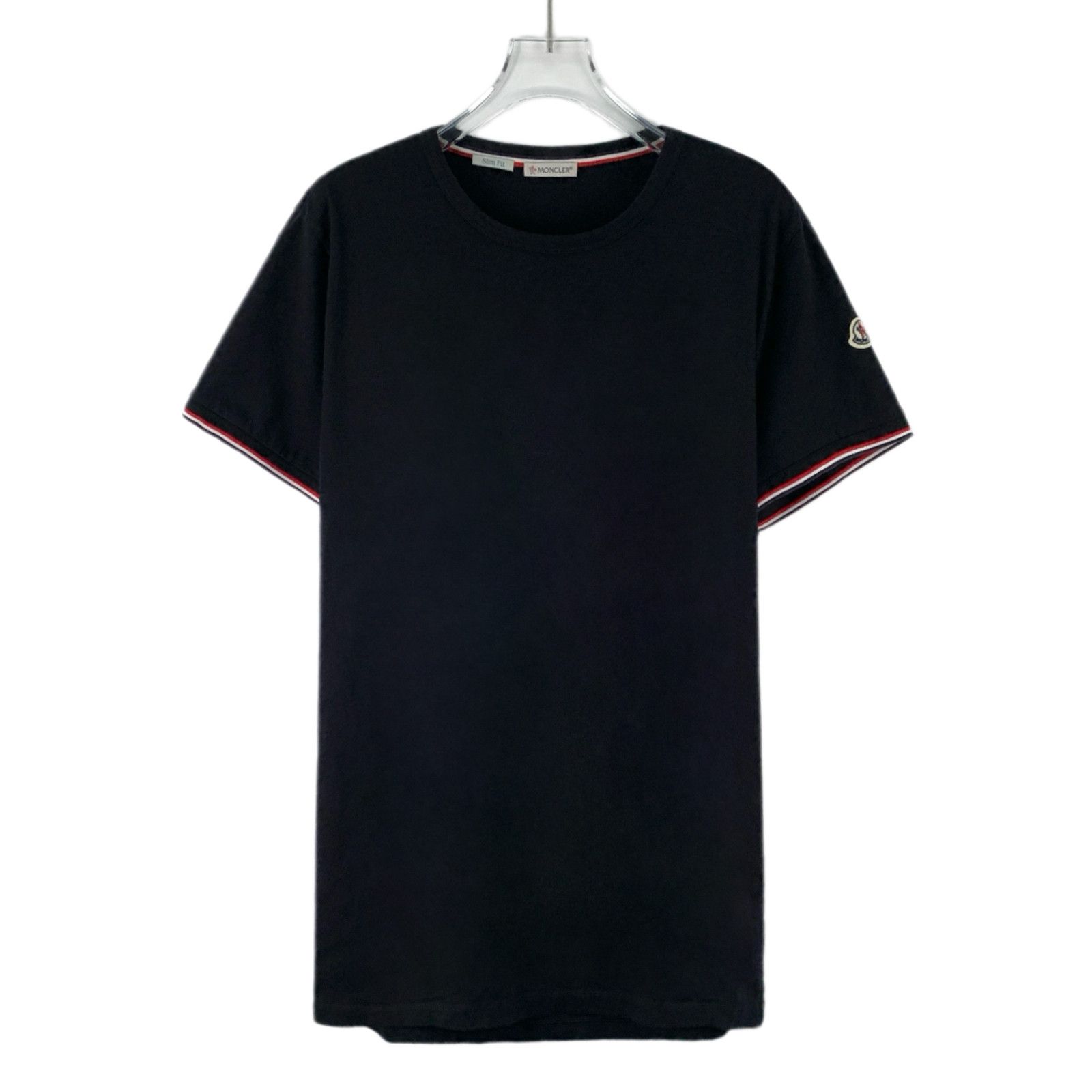 Moncler Moncler Logo Cotton T-Shirt Black (L) Size US L / EU 52-54 / 3 - 1 Thumbnail
