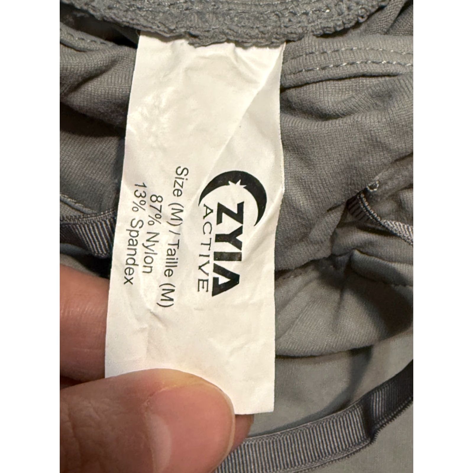 Vintage ZYIA Pants Women's Medium Gray Athletic Pants Tie Waist Jogger Regular Floor? Size 32" / US 10 / IT 46 - 6 Thumbnail
