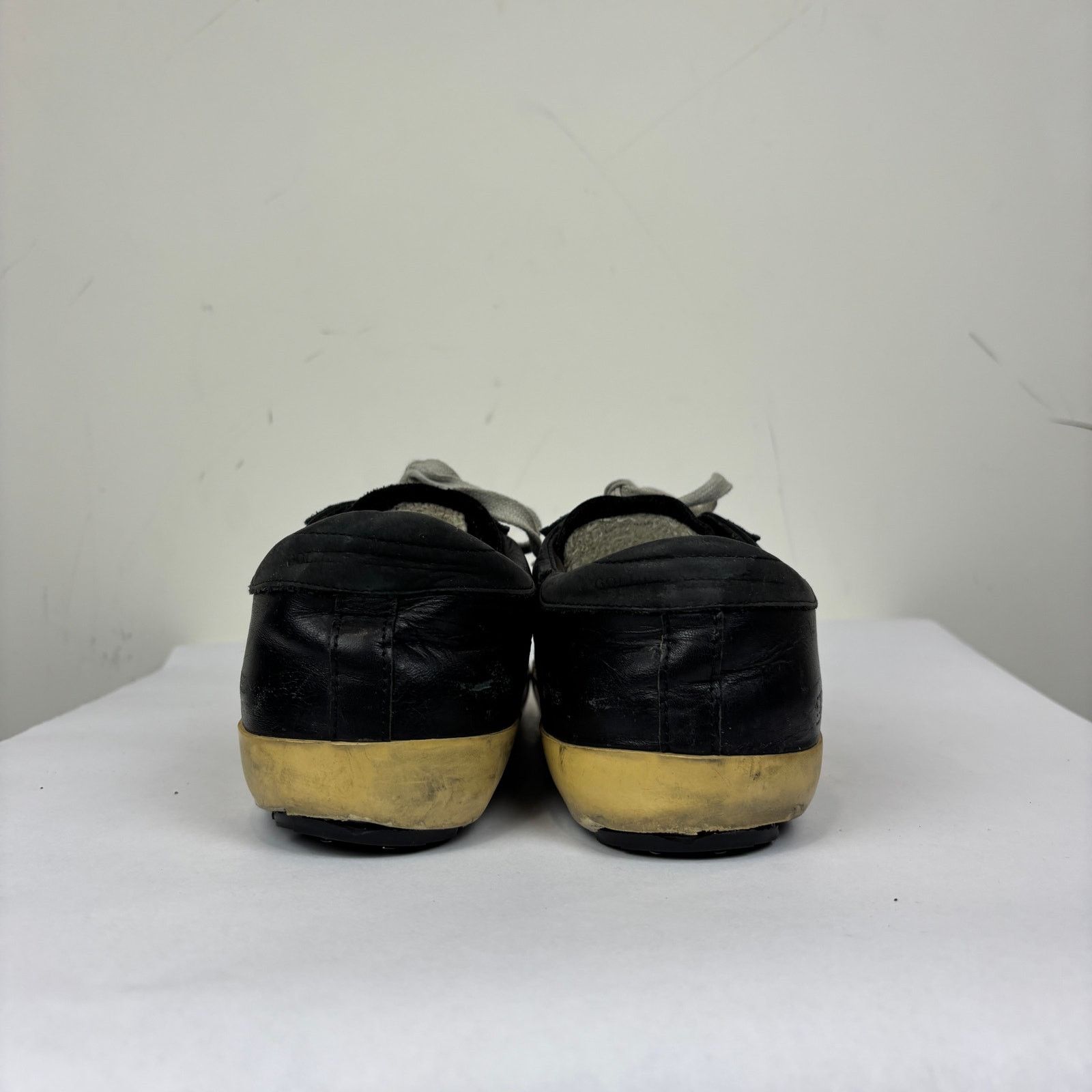Golden Goose Golden Goose Superstar GGDB Black Leather Sneakers 42 US 9 Size US 9 / EU 42 - 4 Thumbnail